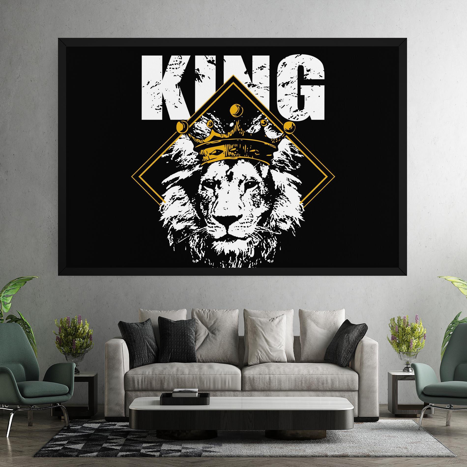 Tablou Canvas Jungle King mockup 7