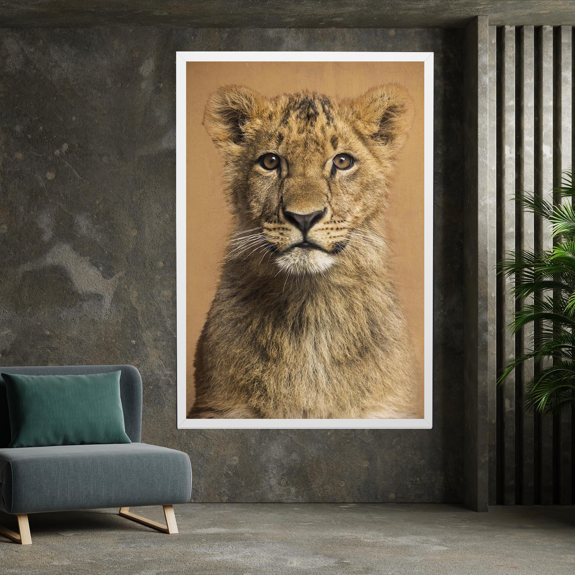 Tablou Canvas Baby Lion mockup 7