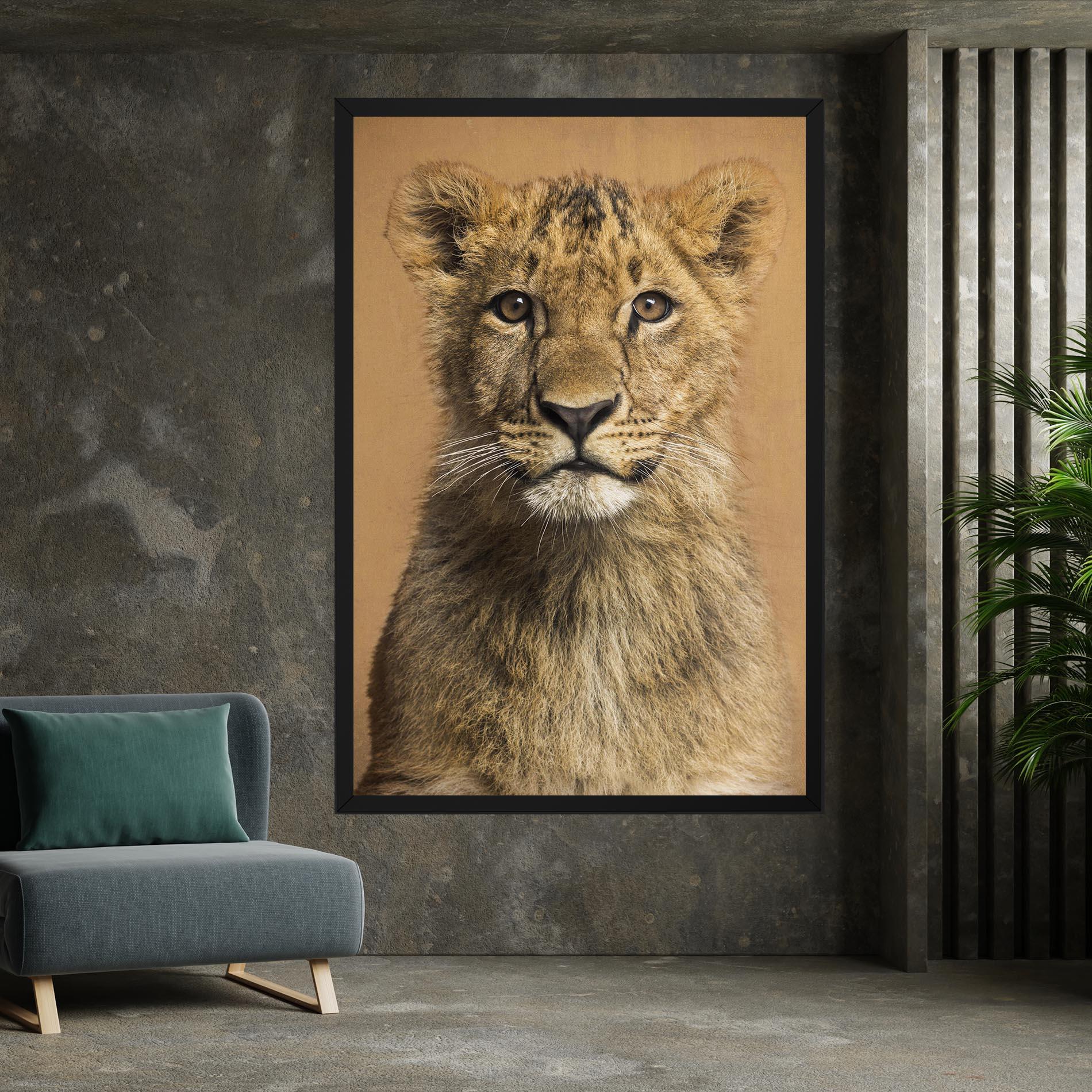 Tablou Canvas Baby Lion mockup 7
