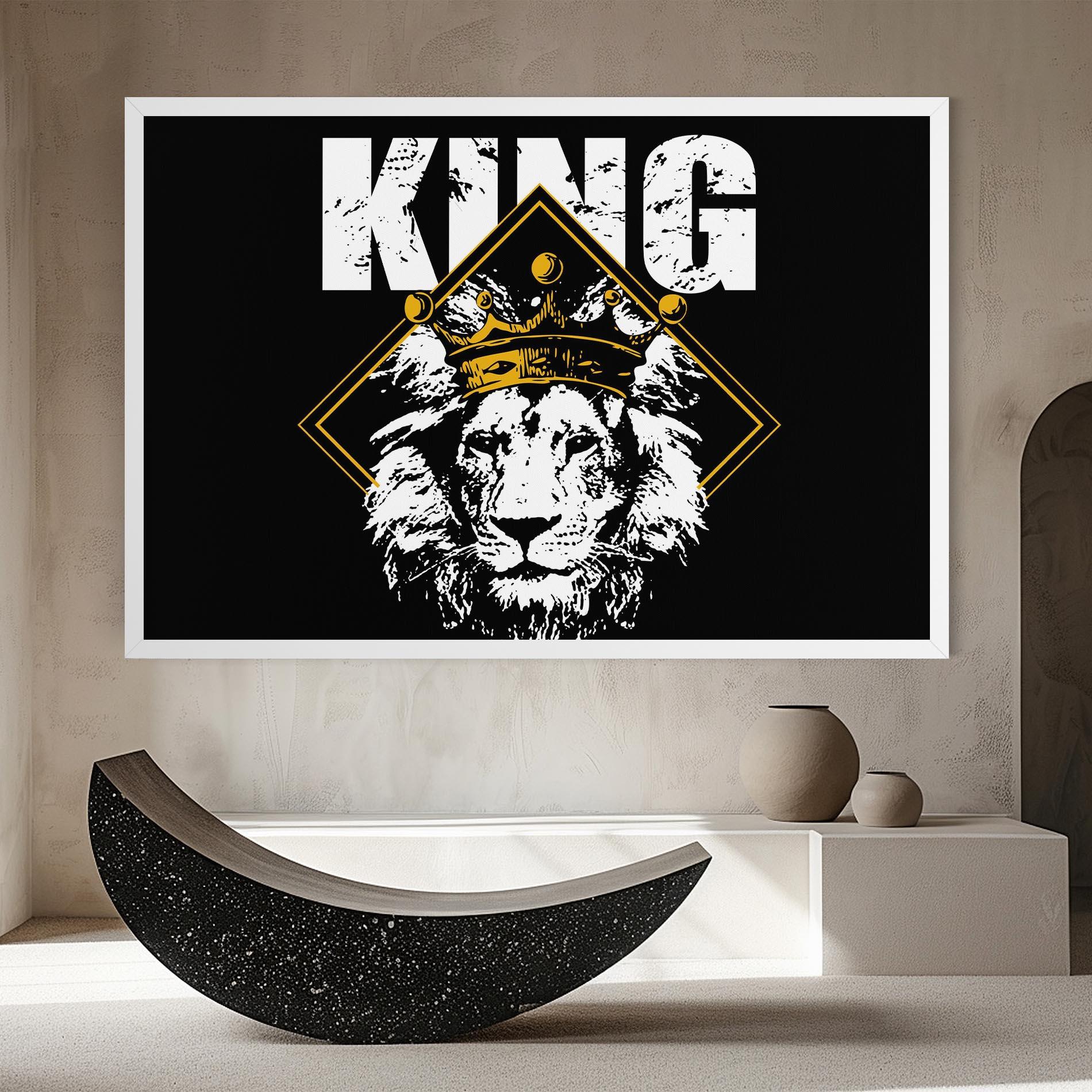 Tablou Canvas Jungle King mockup 8