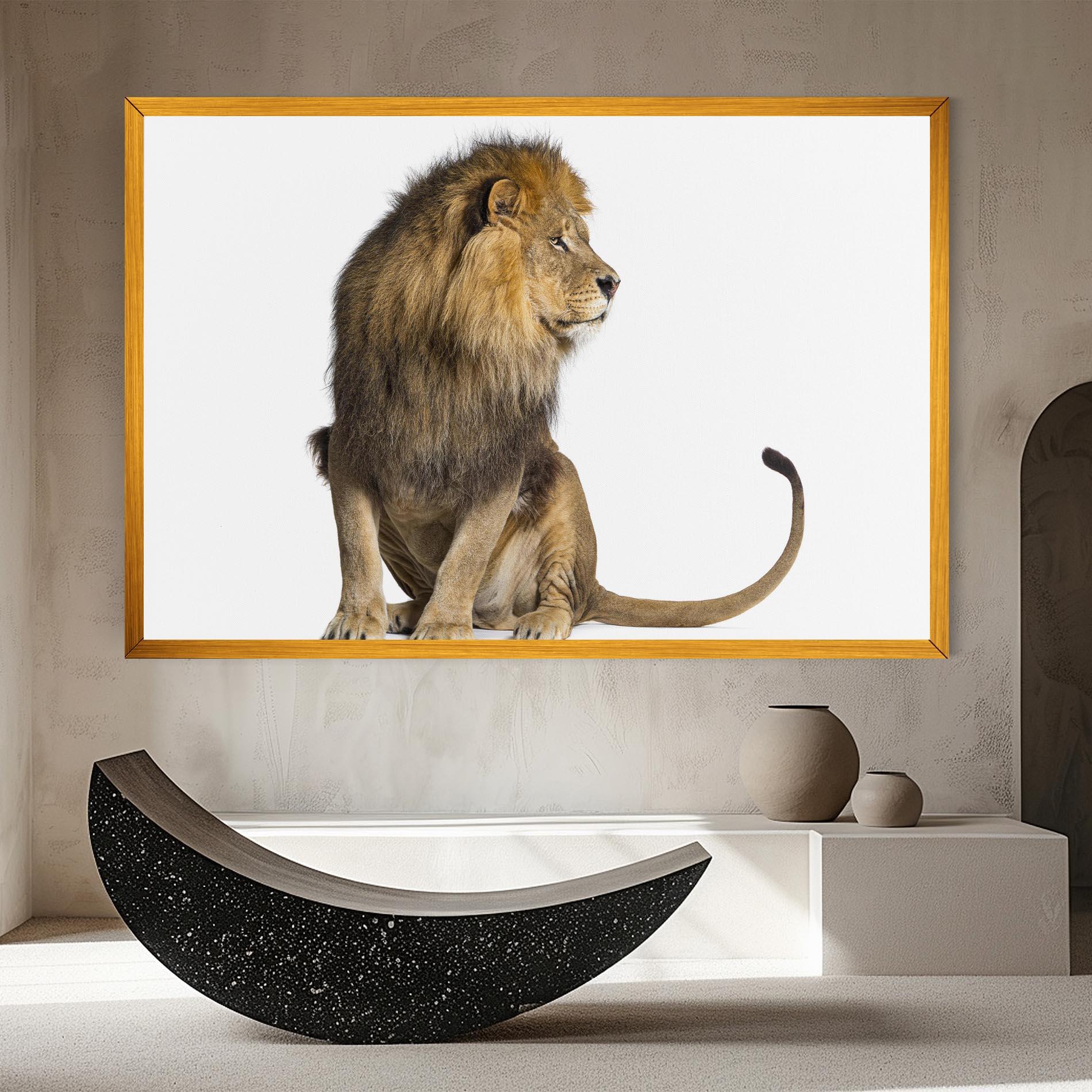 Tablou Canvas Big Lion mockup 8