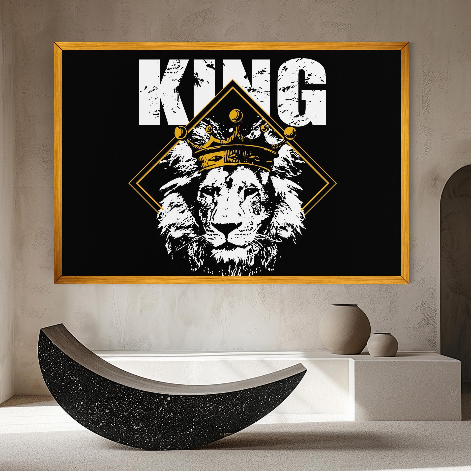 Tablou Canvas Jungle King mockup 8