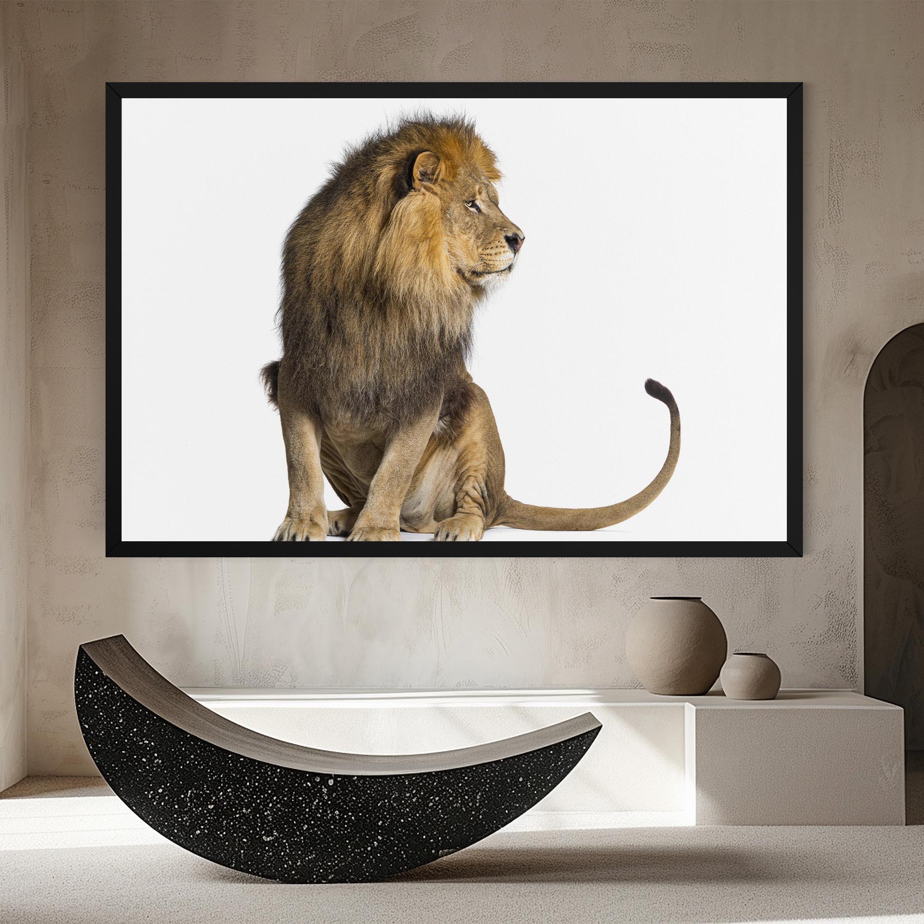 Tablou Canvas Big Lion mockup 8