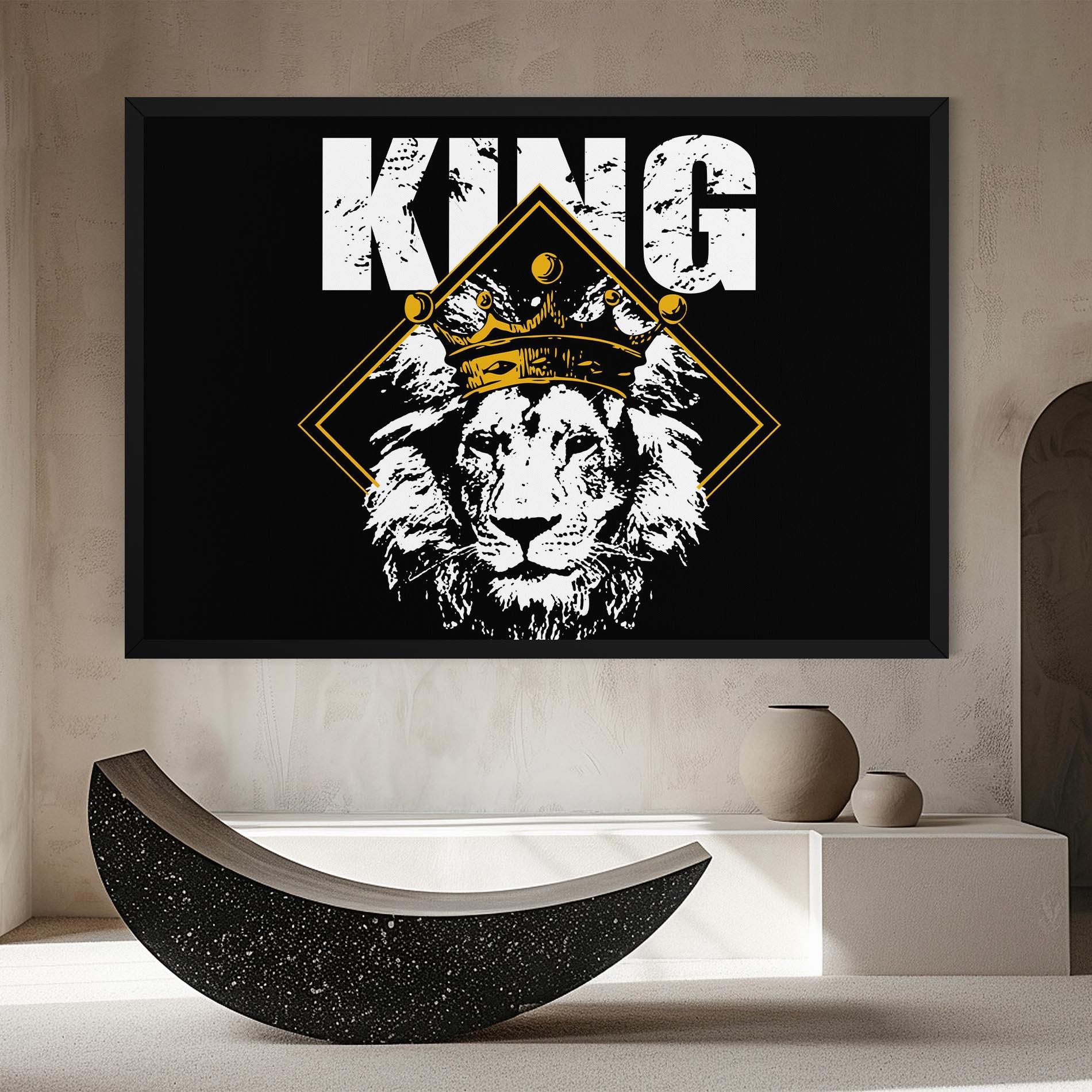 Tablou Canvas Jungle King mockup 8