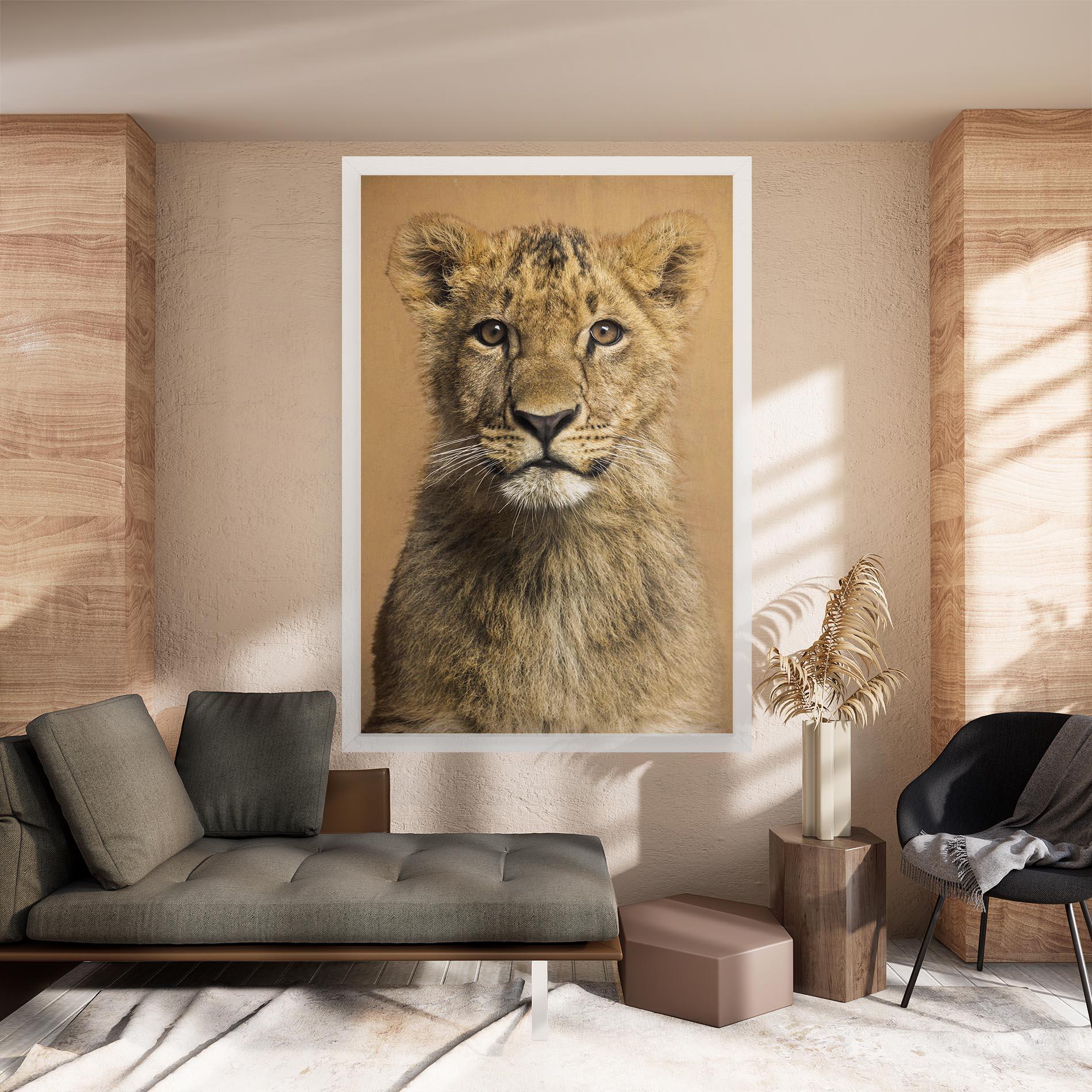 Tablou Canvas Baby Lion mockup 8