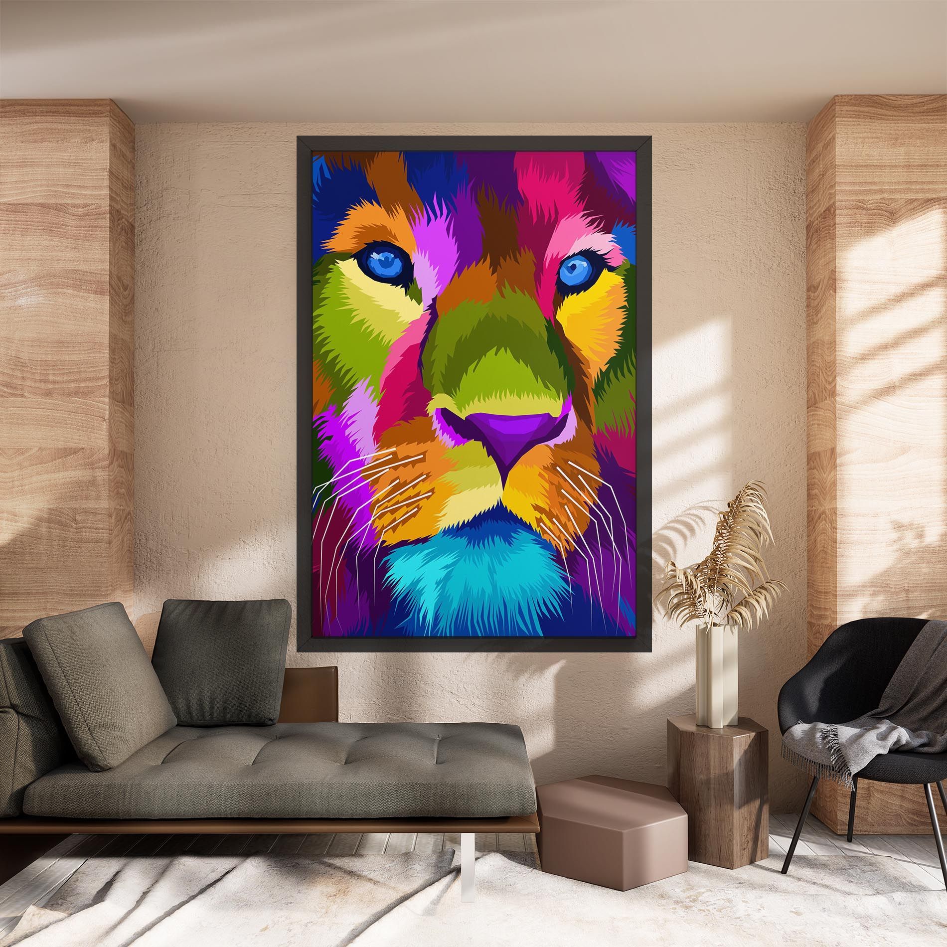 Color Lion Close Up mockup 8