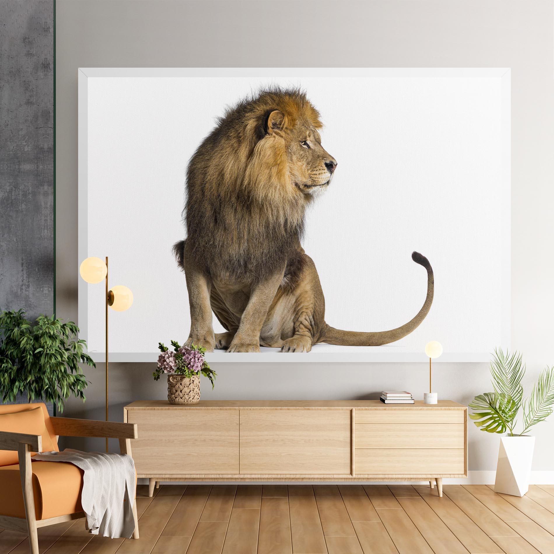 Tablou Canvas Big Lion mockup 9