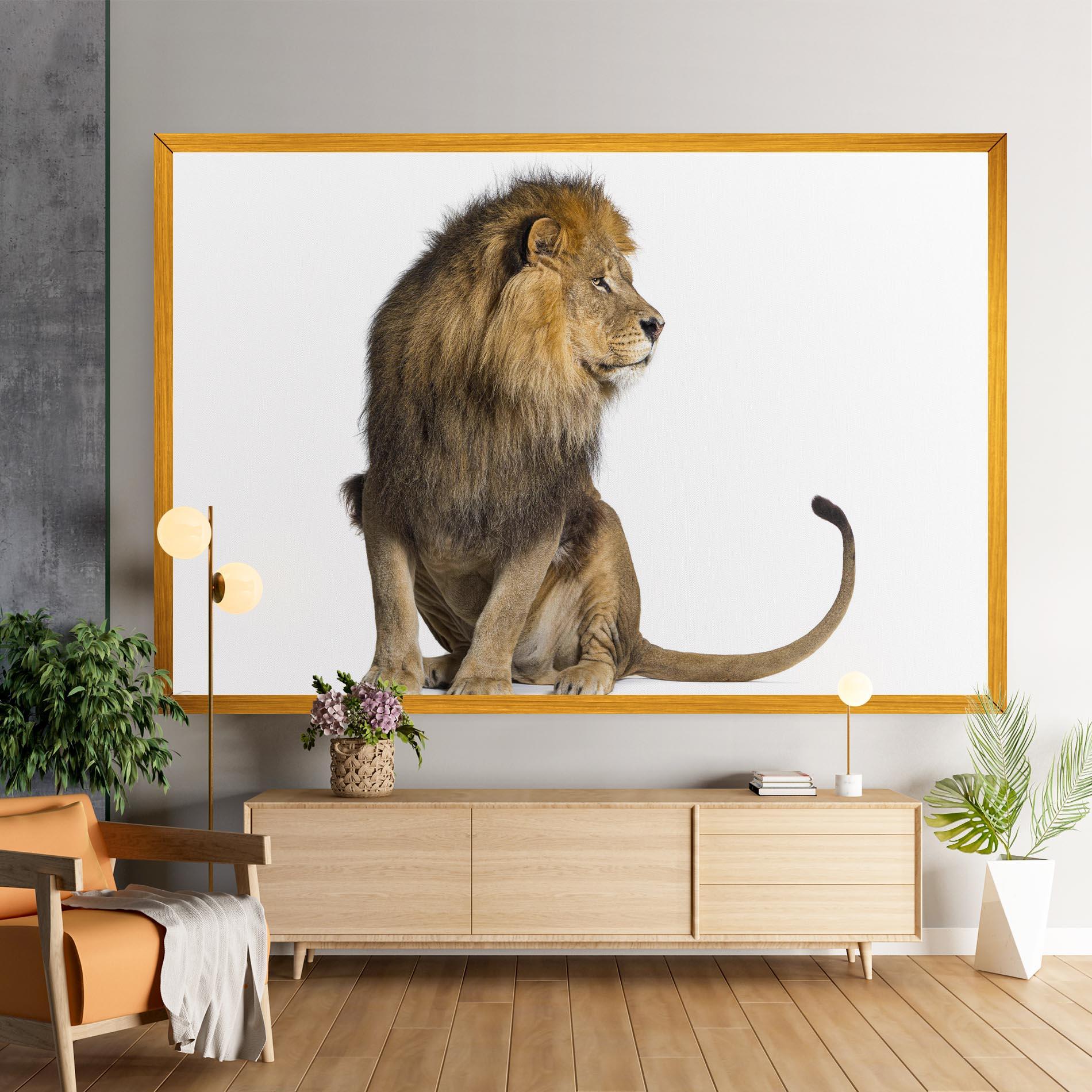 Tablou Canvas Big Lion mockup 9