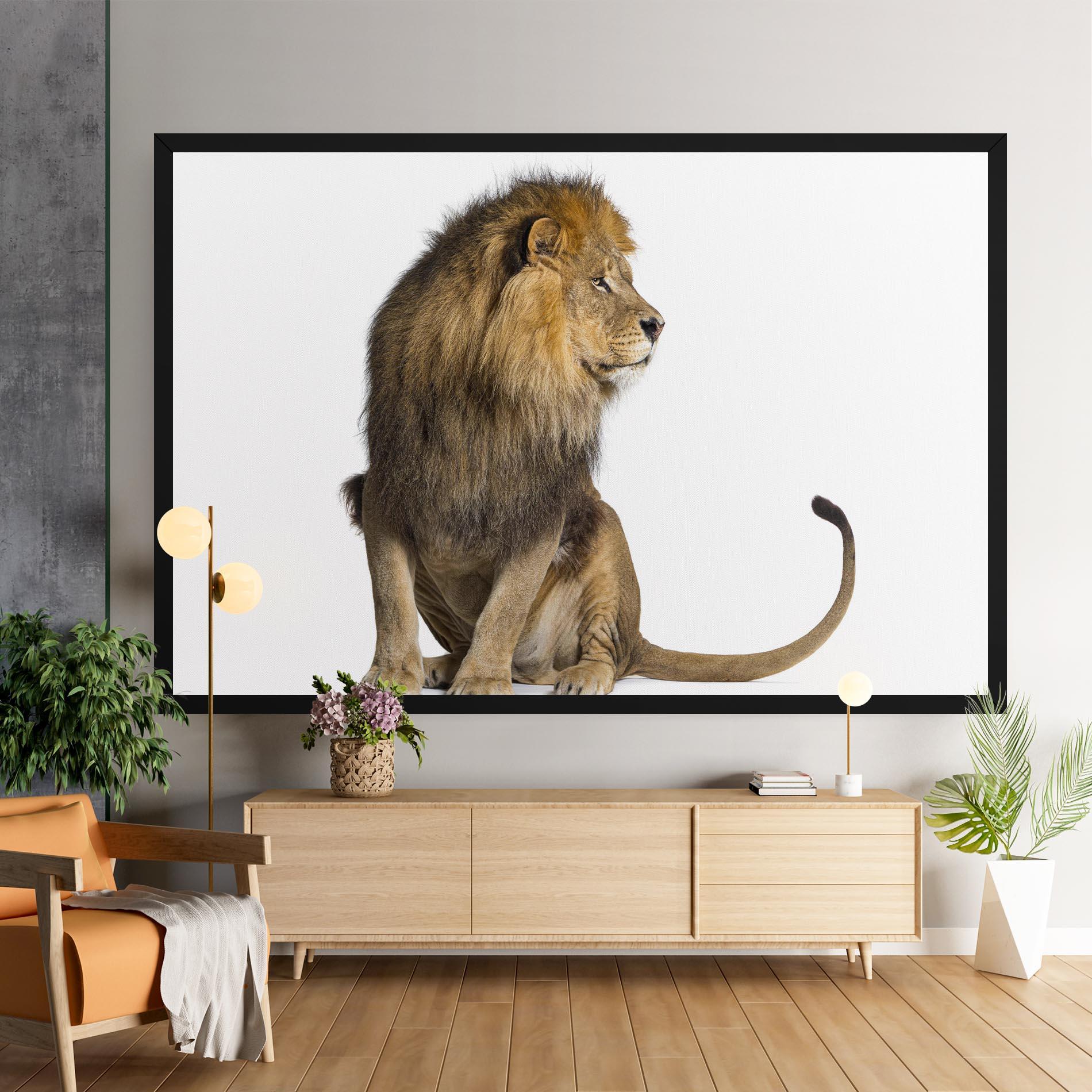 Tablou Canvas Big Lion mockup 9