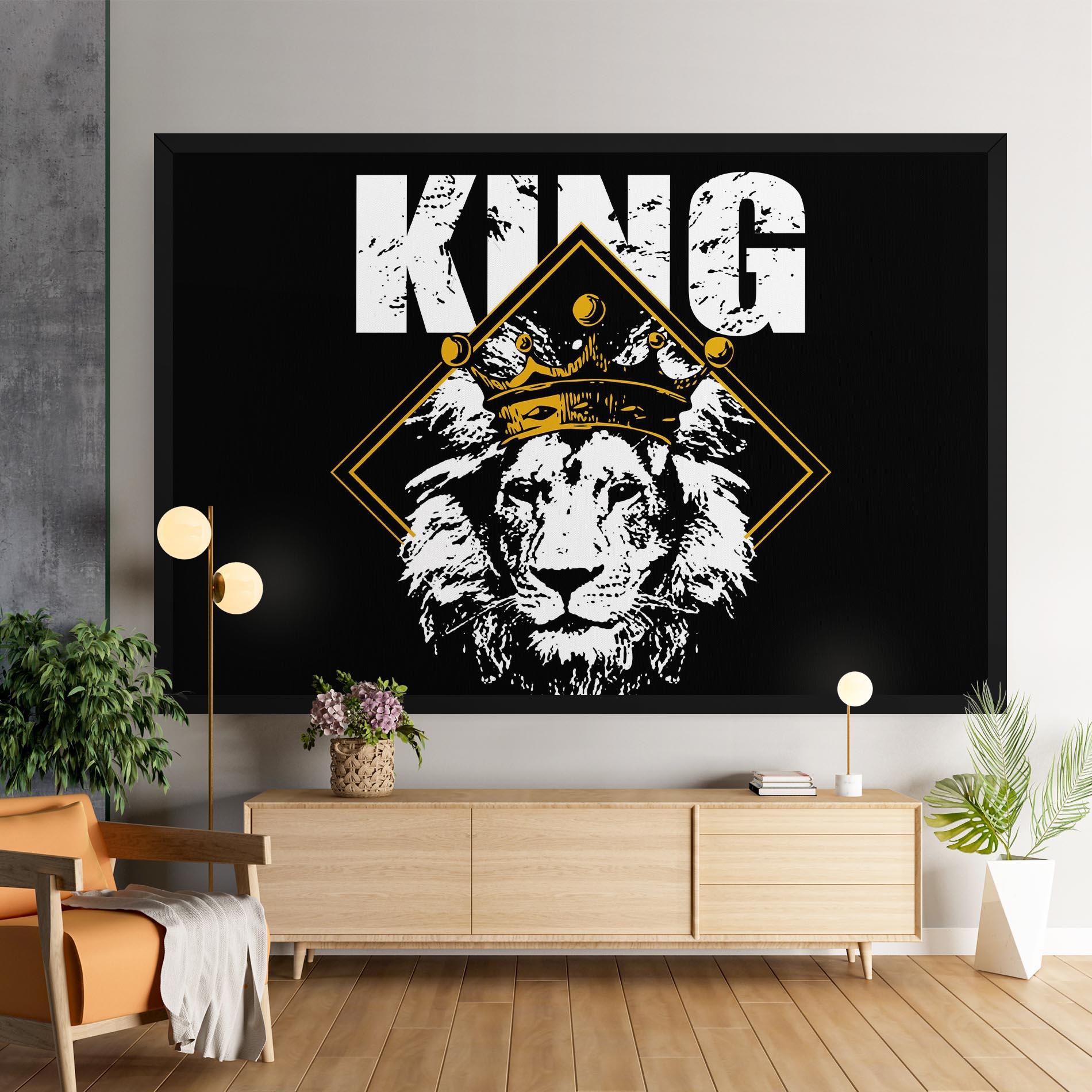 Tablou Canvas Jungle King mockup 9