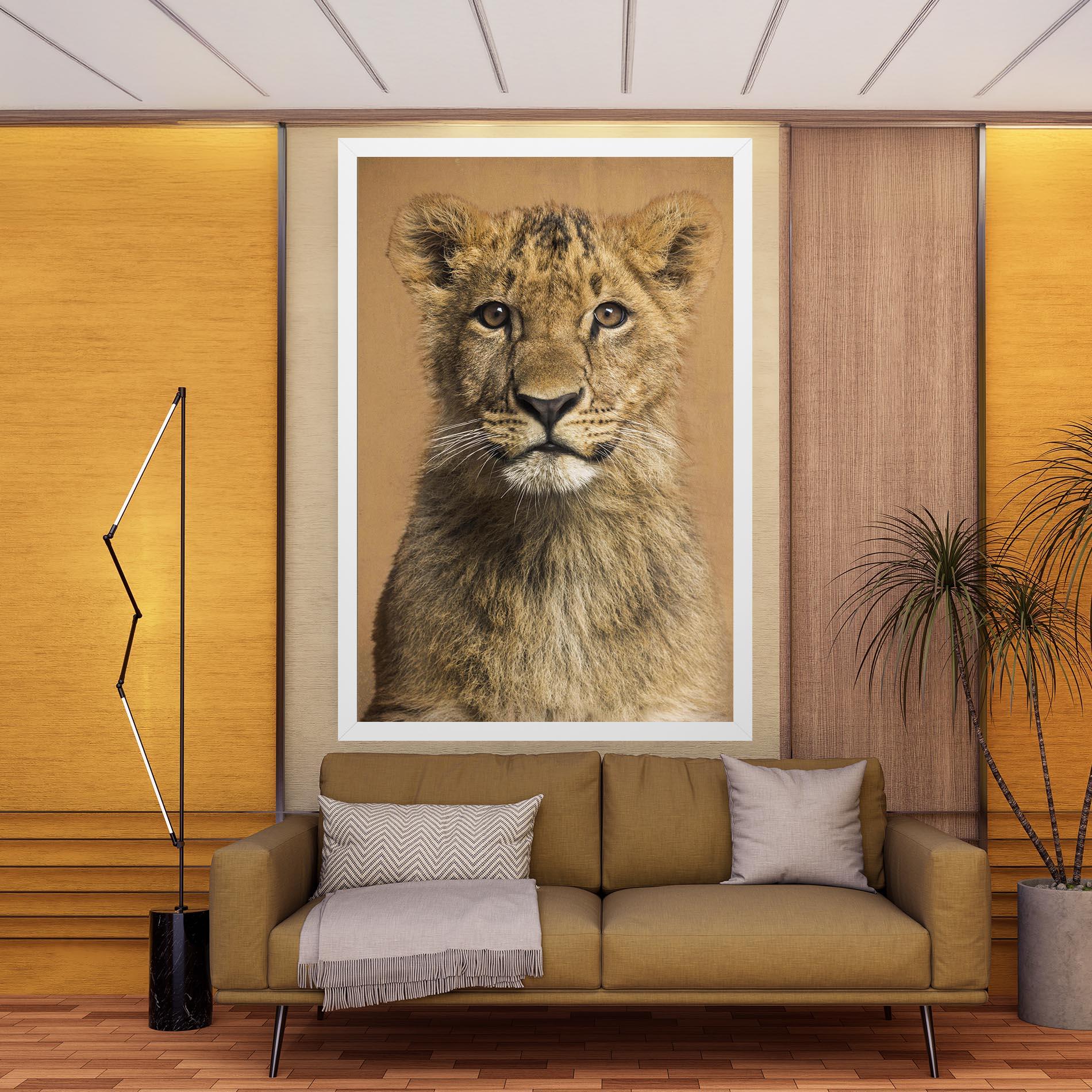 Tablou Canvas Baby Lion mockup 9