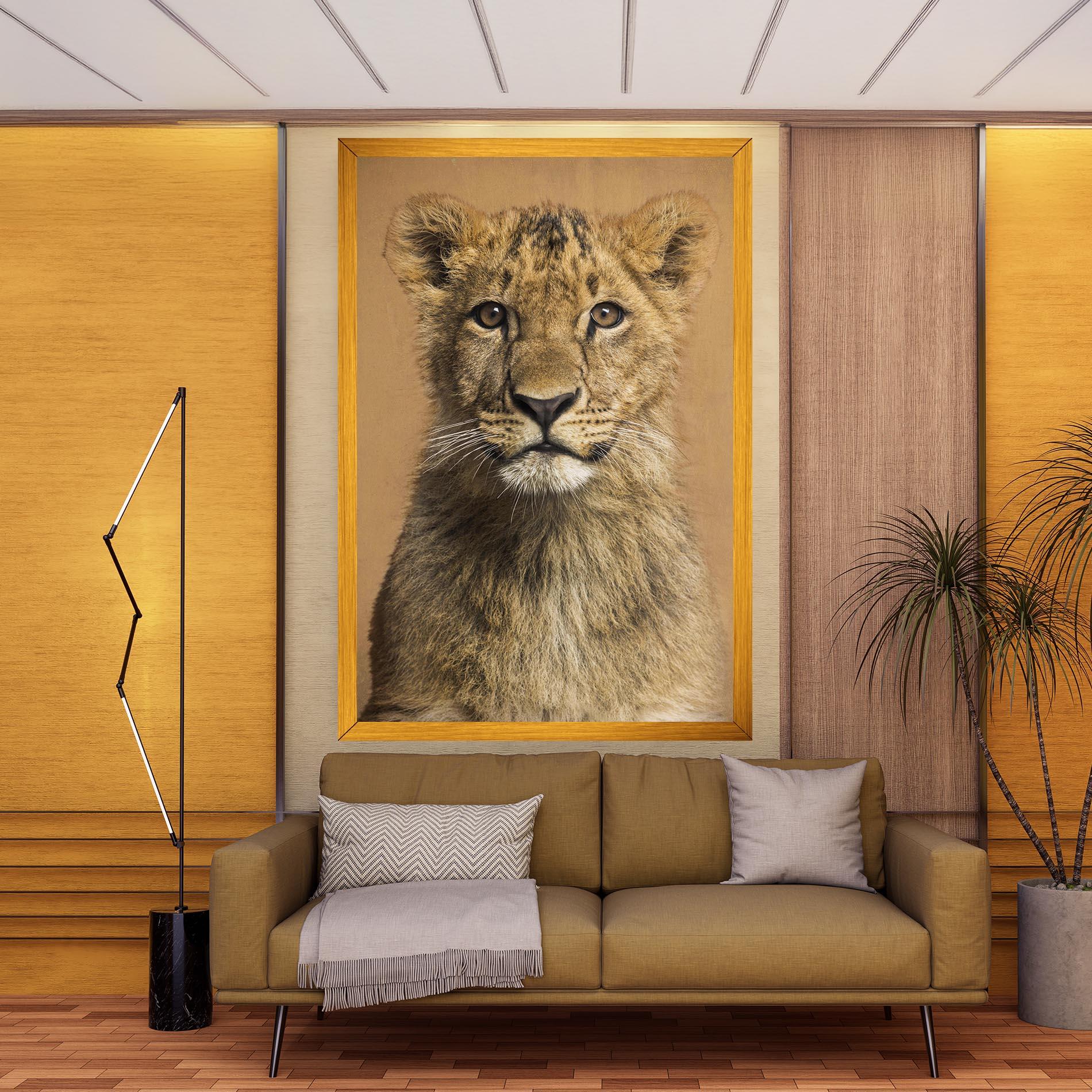 Tablou Canvas Baby Lion mockup 9