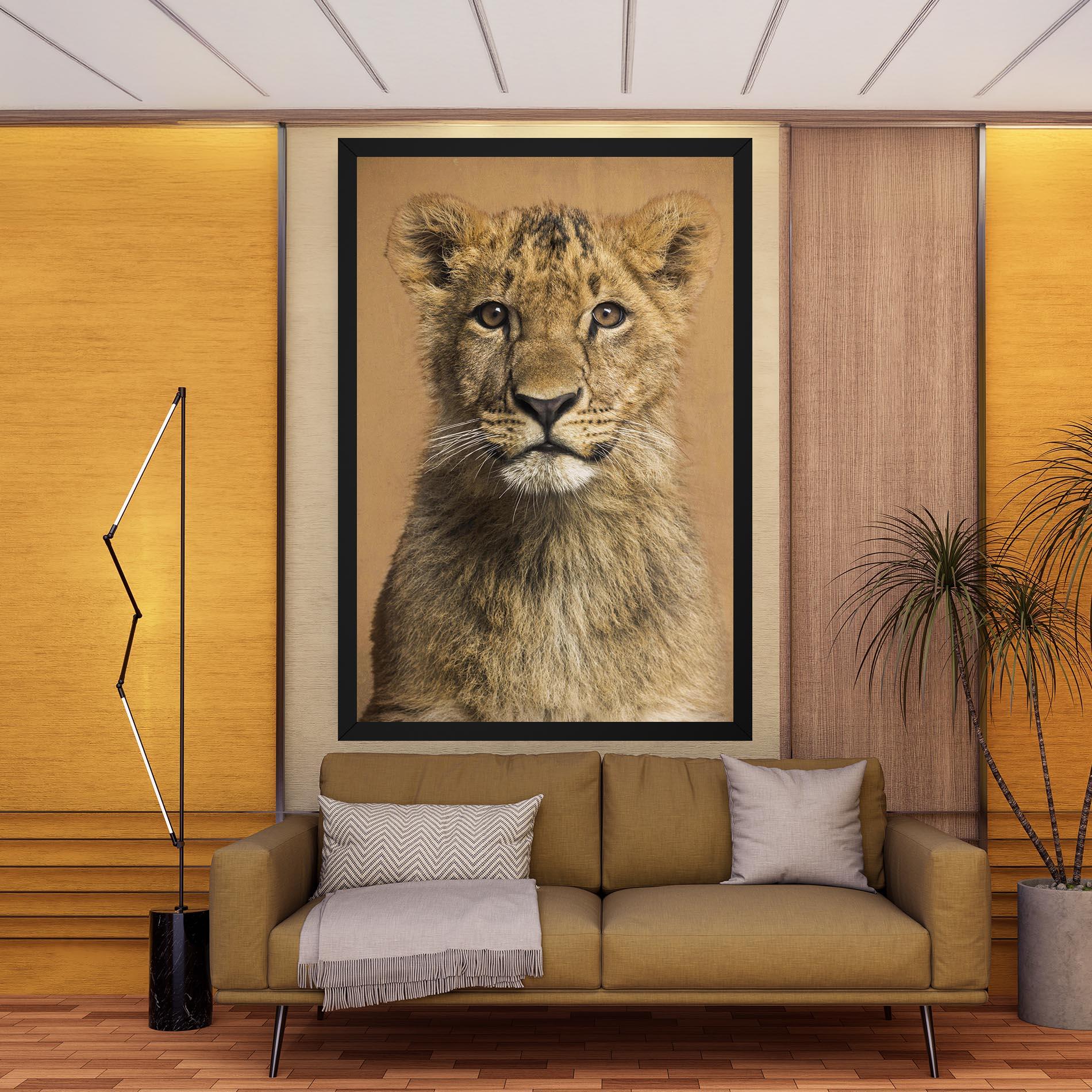 Tablou Canvas Baby Lion mockup 9