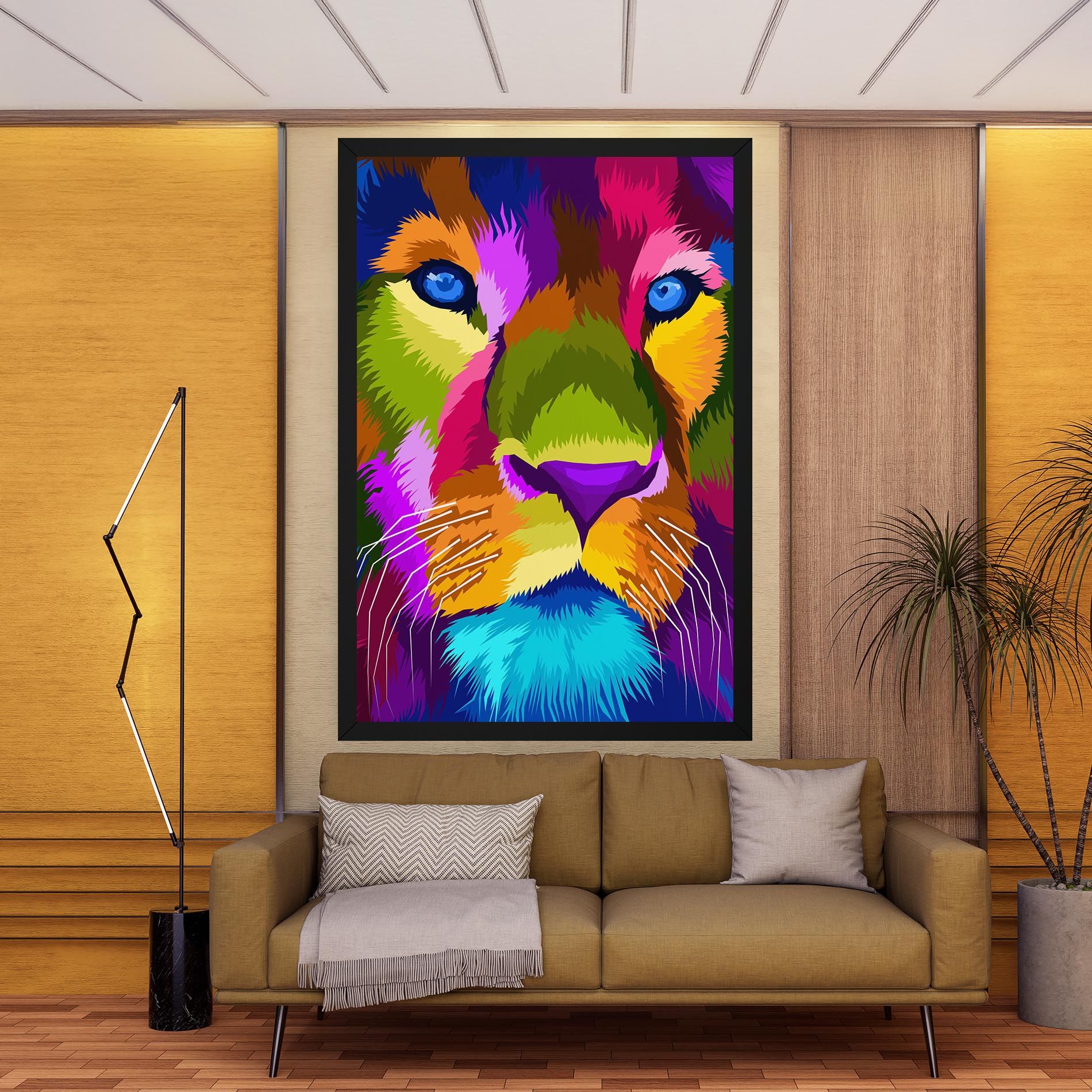 Color Lion Close Up mockup 9