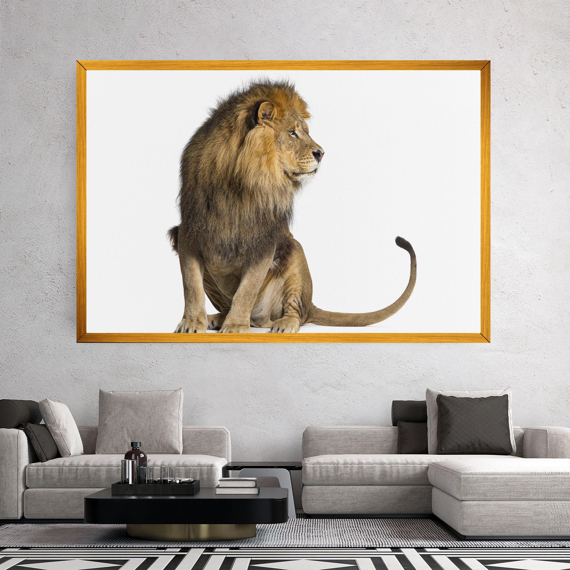 Tablou Canvas Big Lion mockup 2