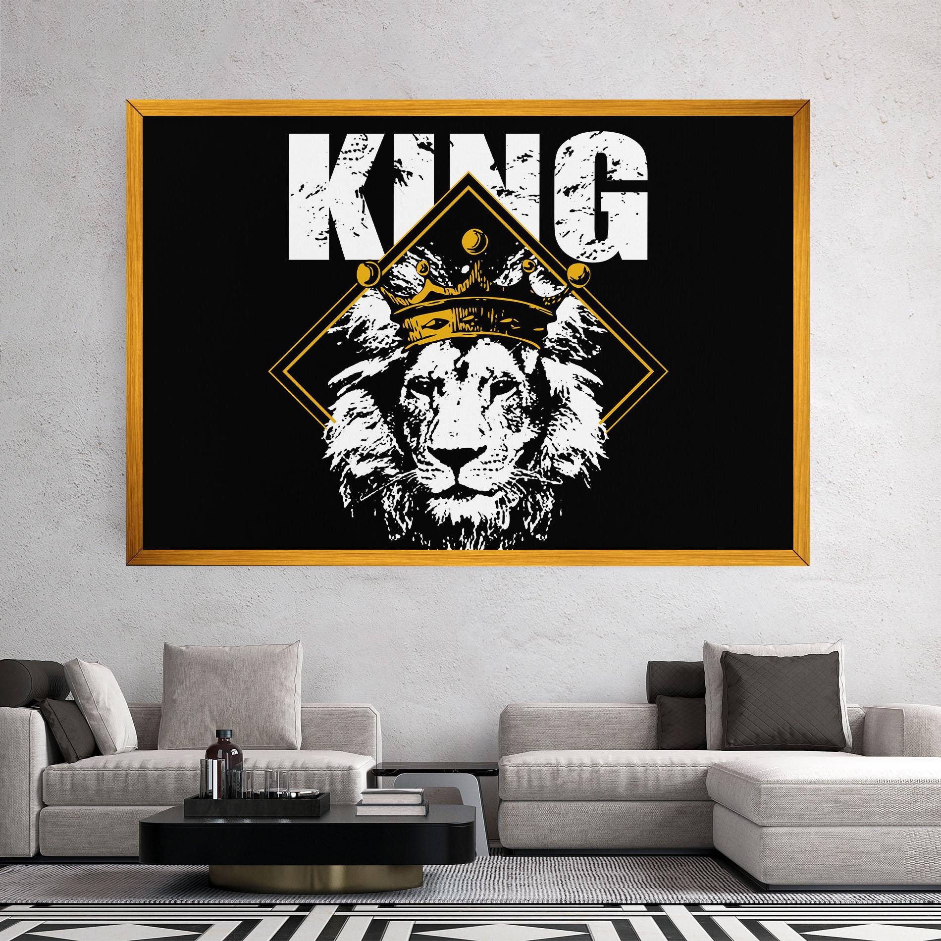 Tablou Canvas Jungle King mockup 2
