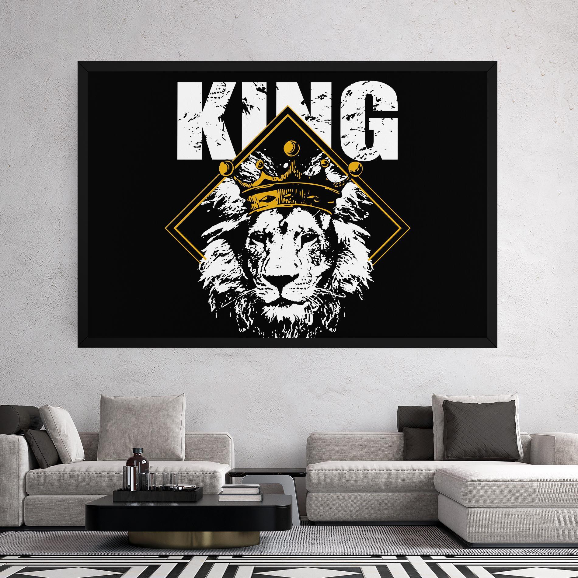 Tablou Canvas Jungle King mockup 2