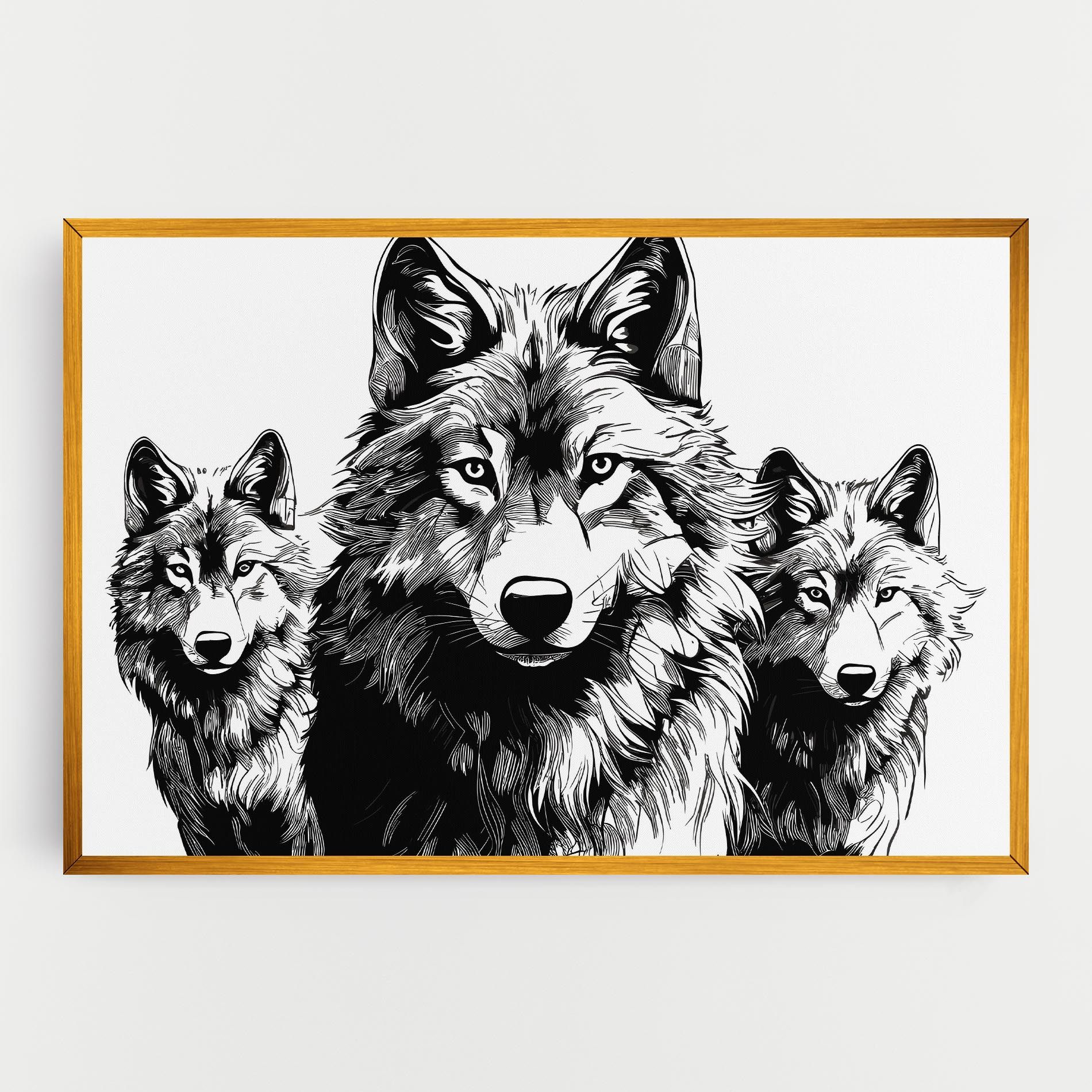 3 Wolves mockup 0