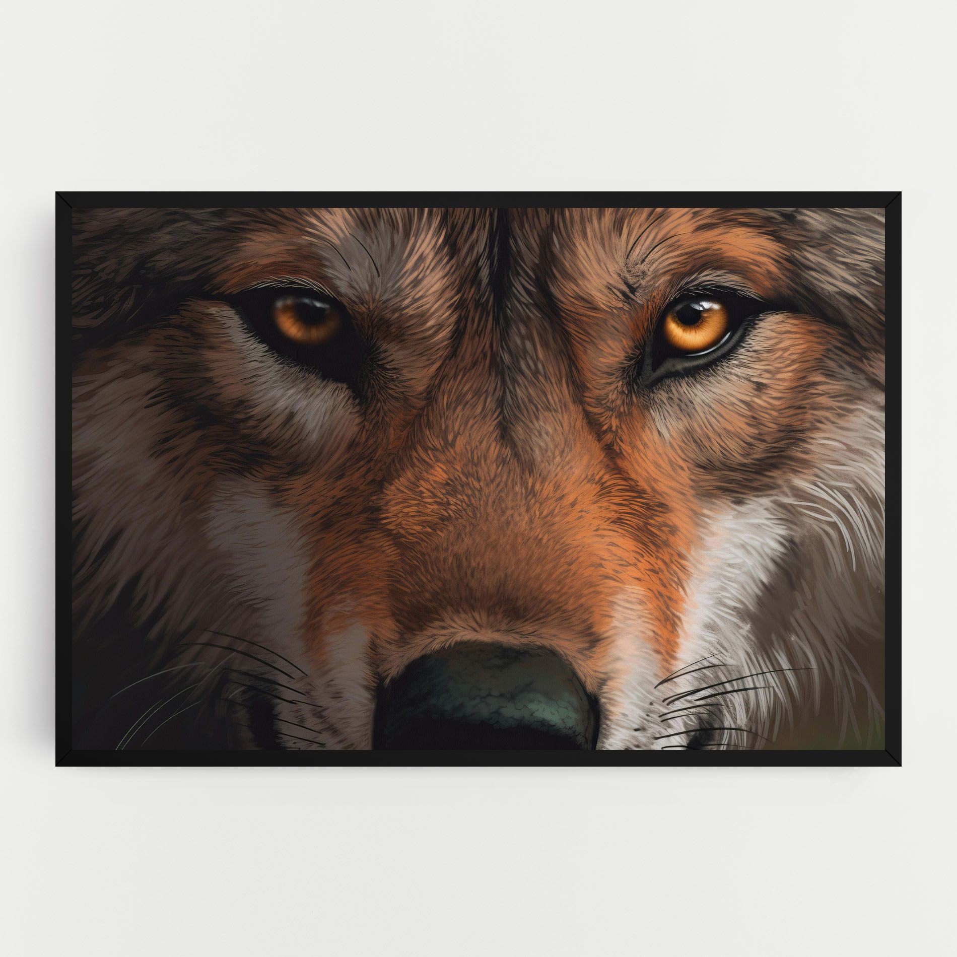 Close Up Wolf Eyes mockup 0