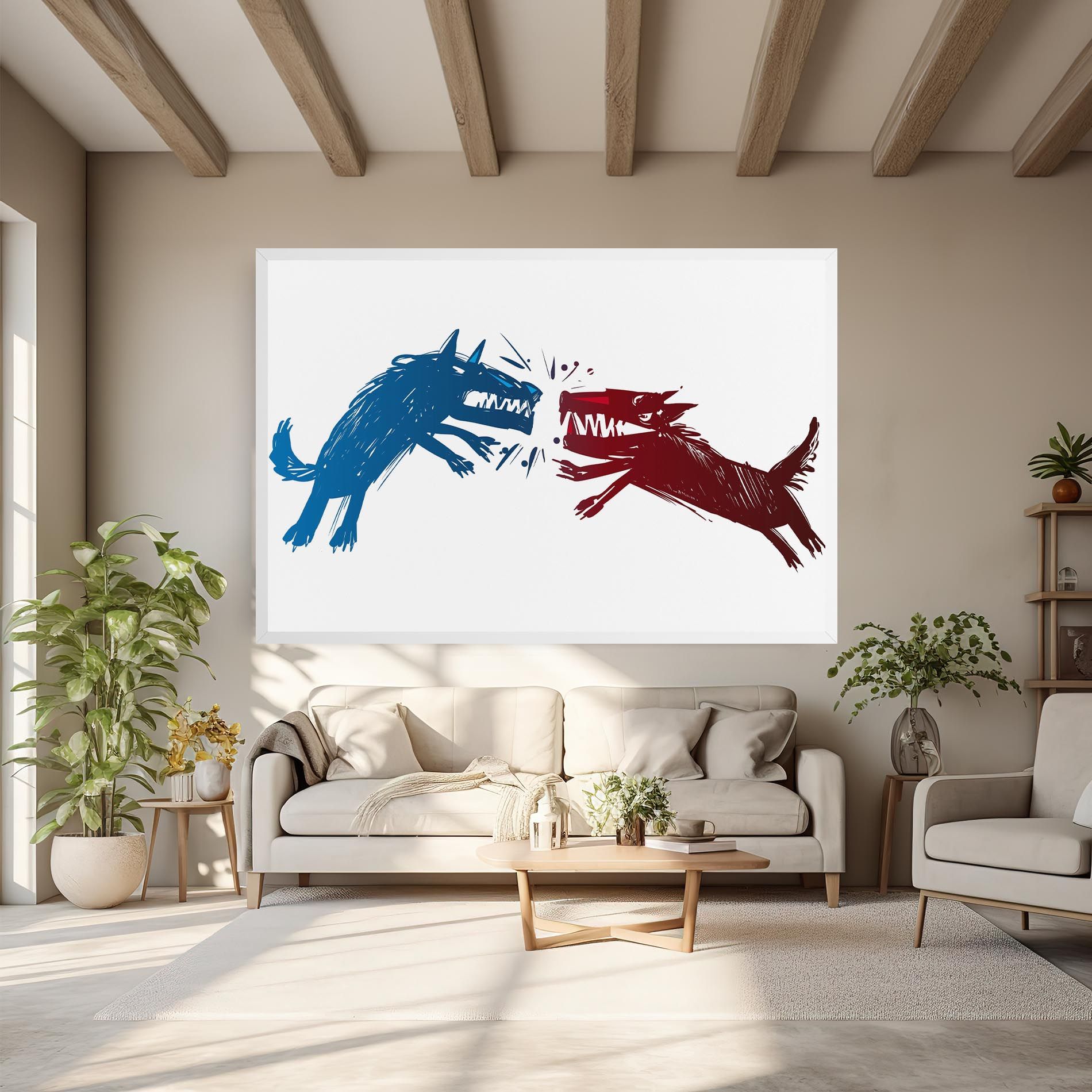Red Blue Wolves mockup 6