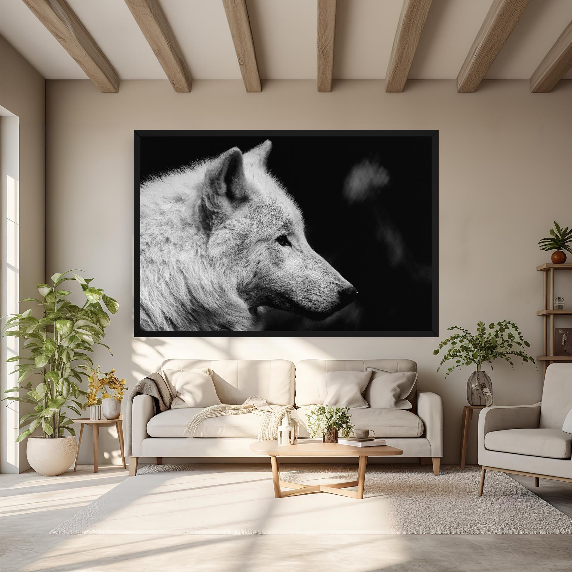 Tablou Canvas Grey Wolf mockup 6