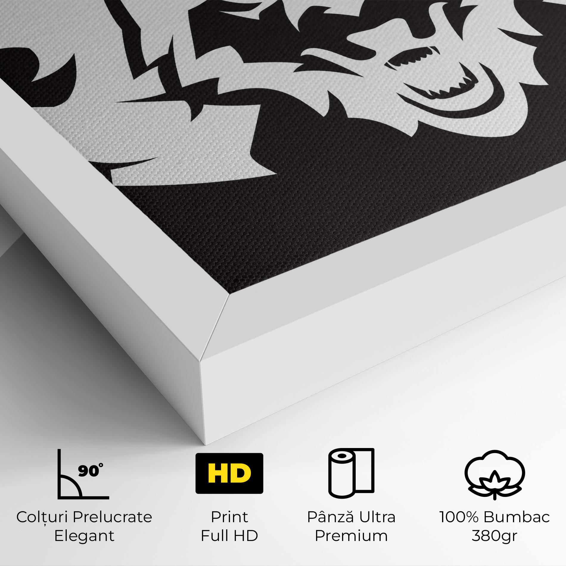 Tablou Canvas 3 Wolf Heads mockup 4
