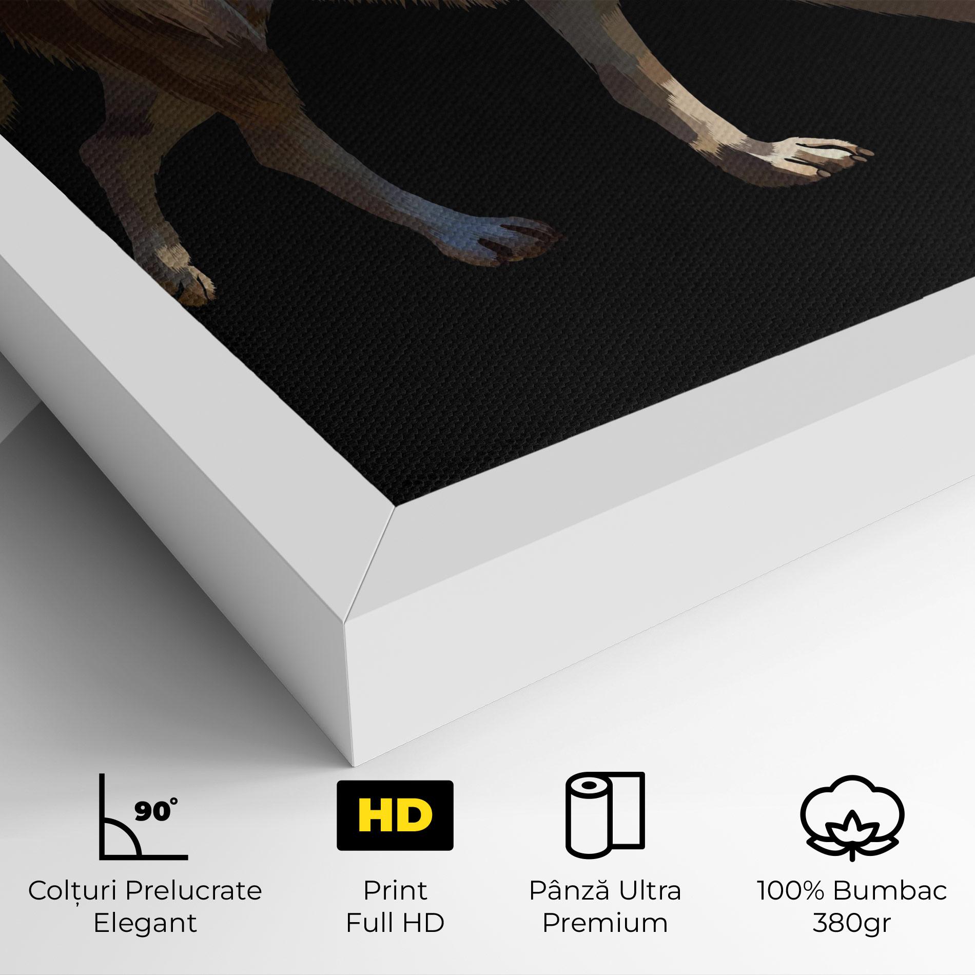 Tablou Canvas 3d Wolf mockup 4