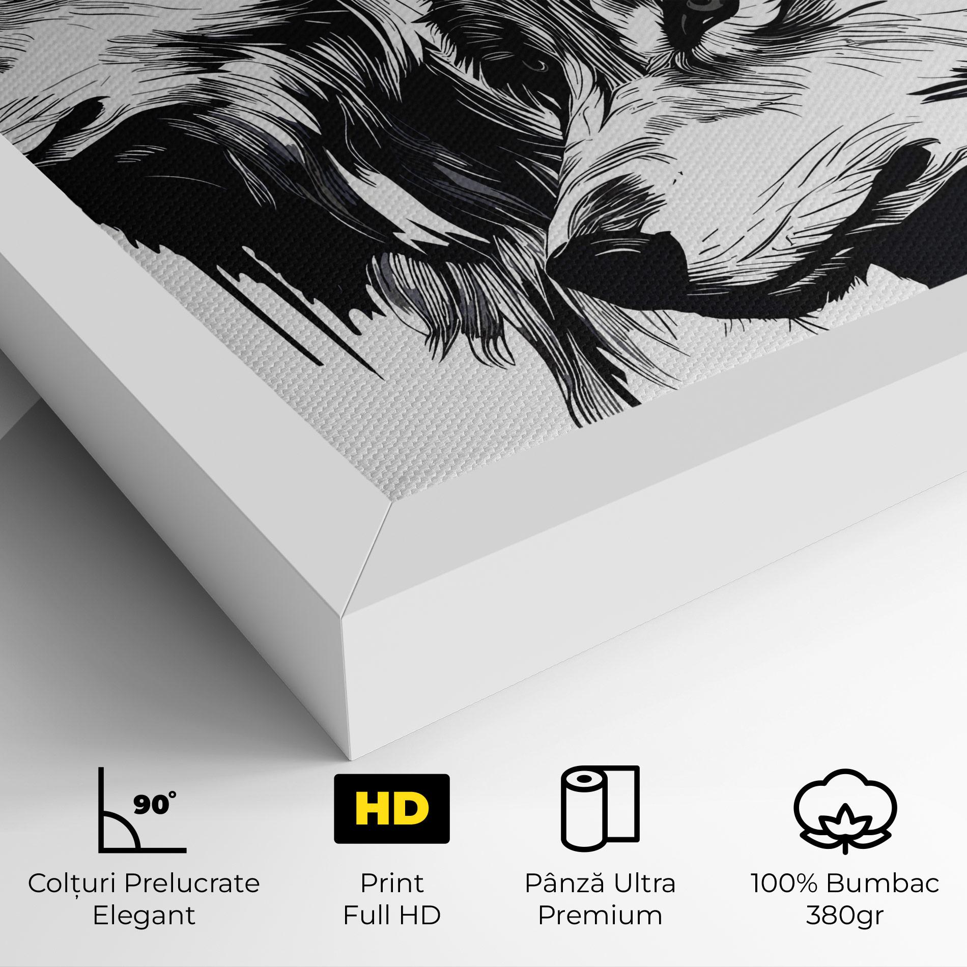 Tablou Canvas Wolf Friends mockup 4