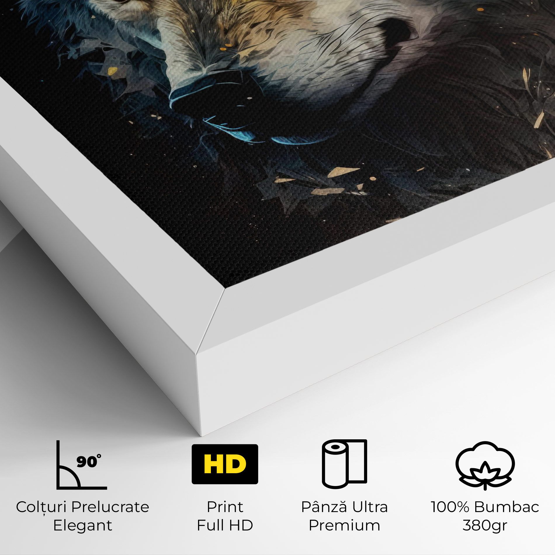 Wolf Portrait mockup 4
