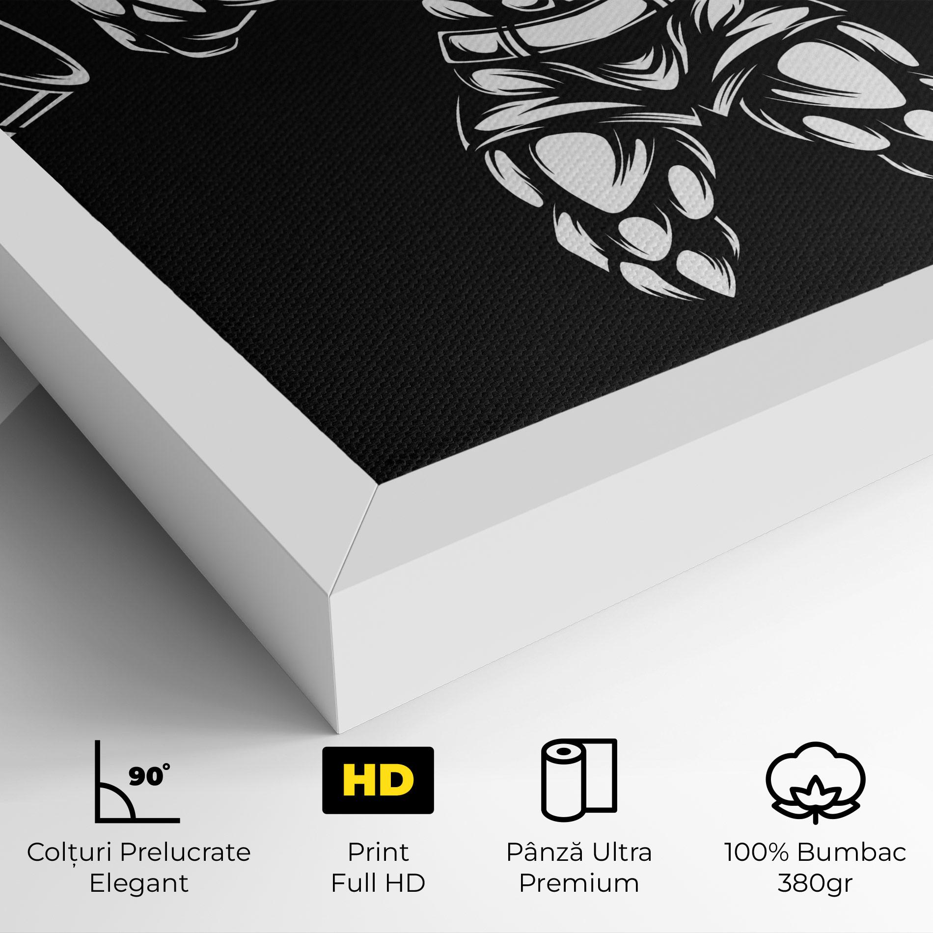 Tablou Canvas Work Out Wolf mockup 4