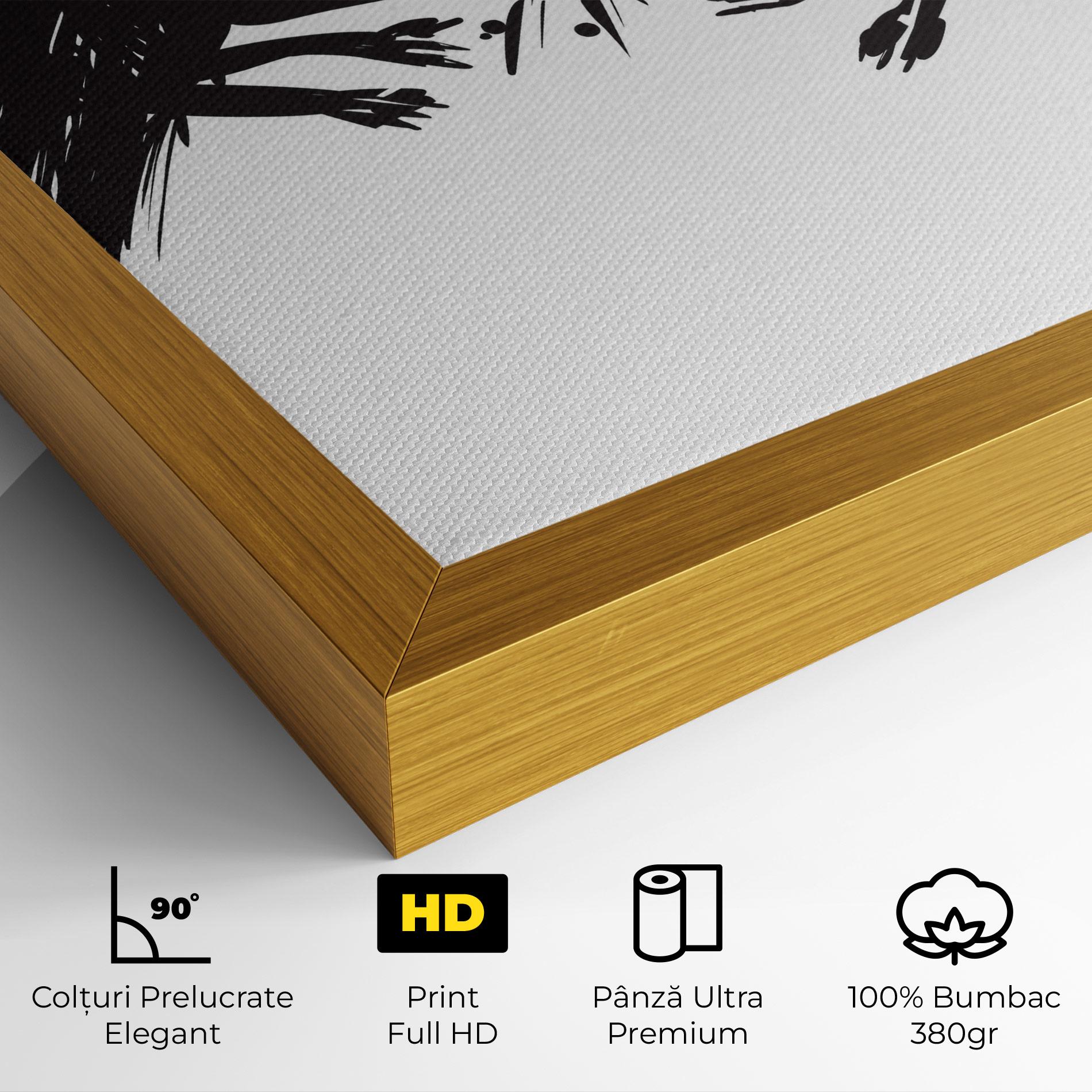 Tablou Canvas Black Wolves mockup 4