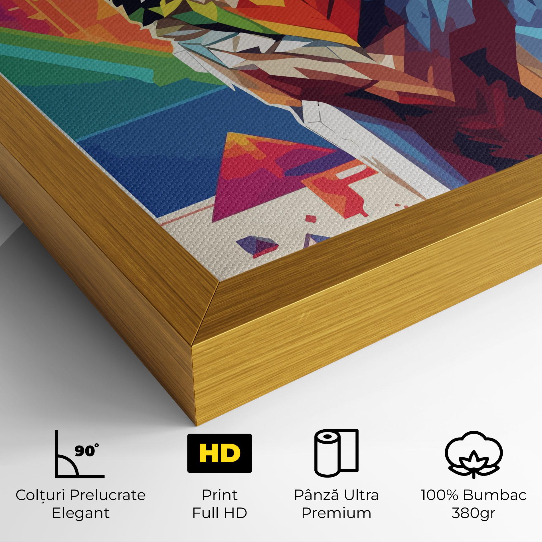 Tablou Canvas Wolf Character mockup 4