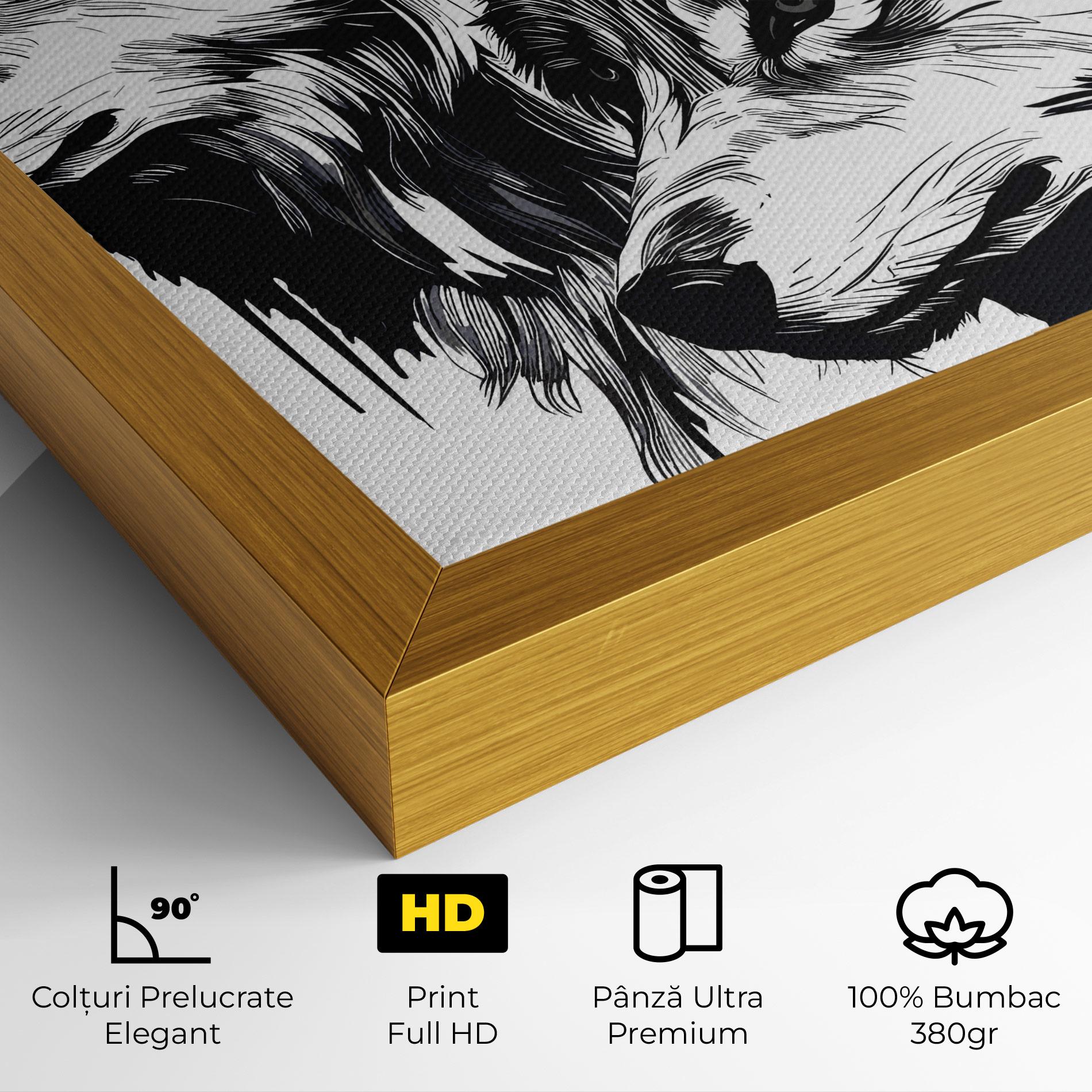 Tablou Canvas Wolf Friends mockup 4