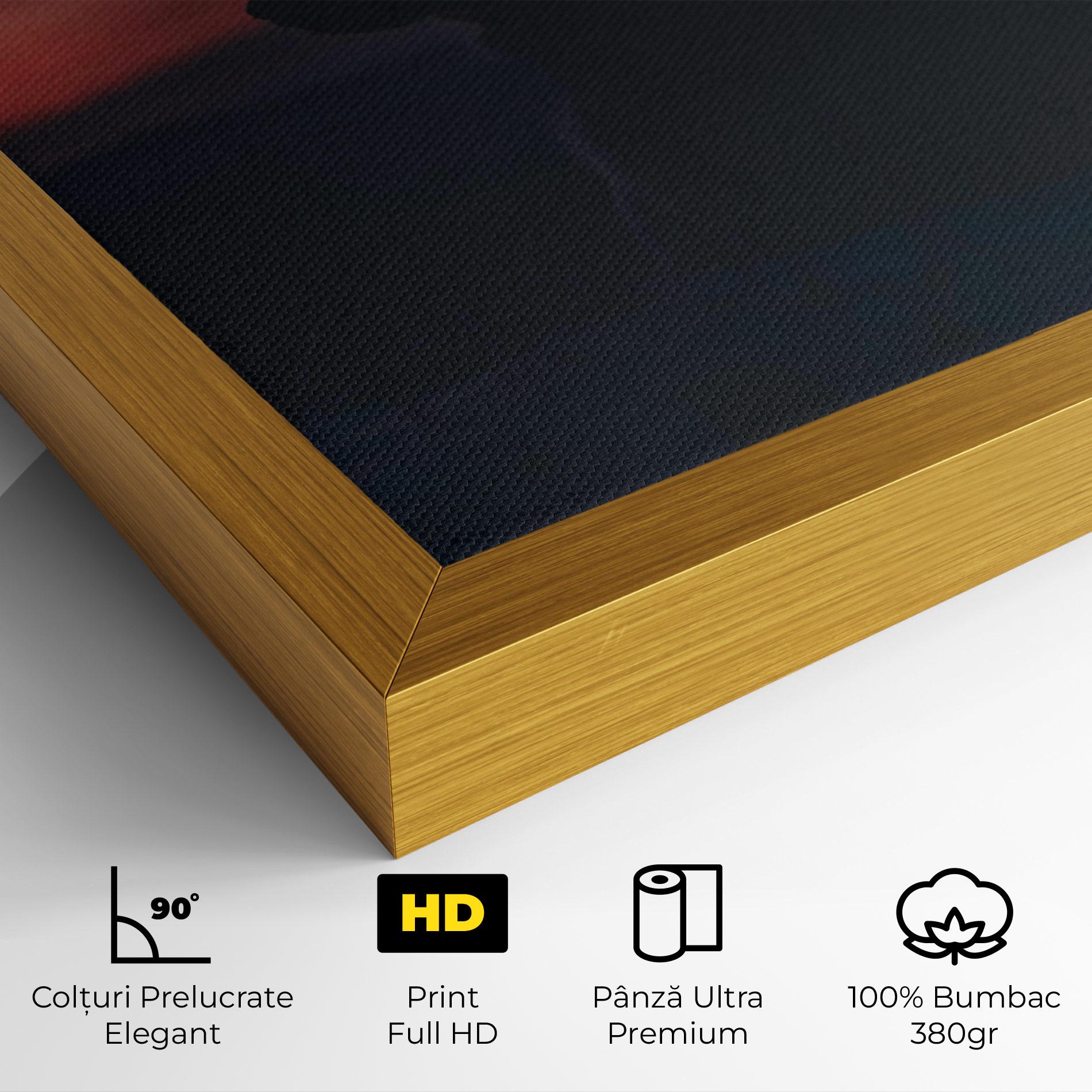 Tablou Canvas Wolf Shillouette mockup 4