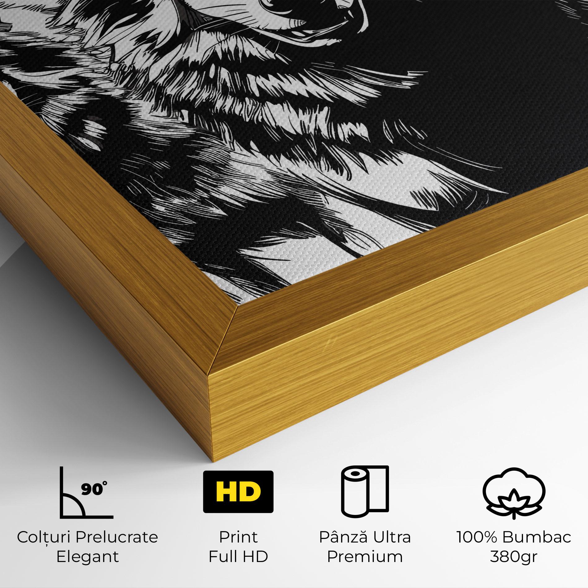 Tablou Canvas Wolves mockup 4