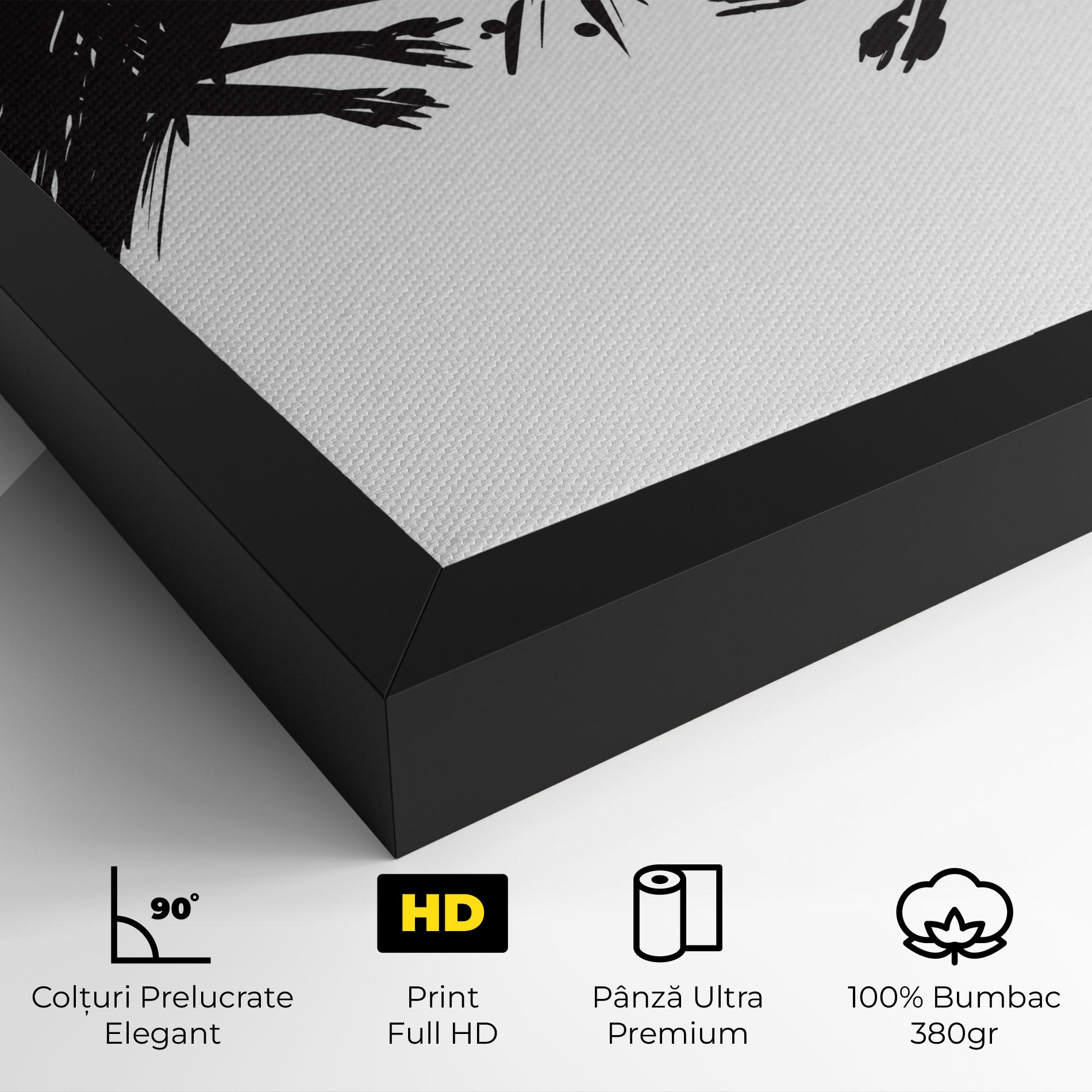 Tablou Canvas Black Wolves mockup 4
