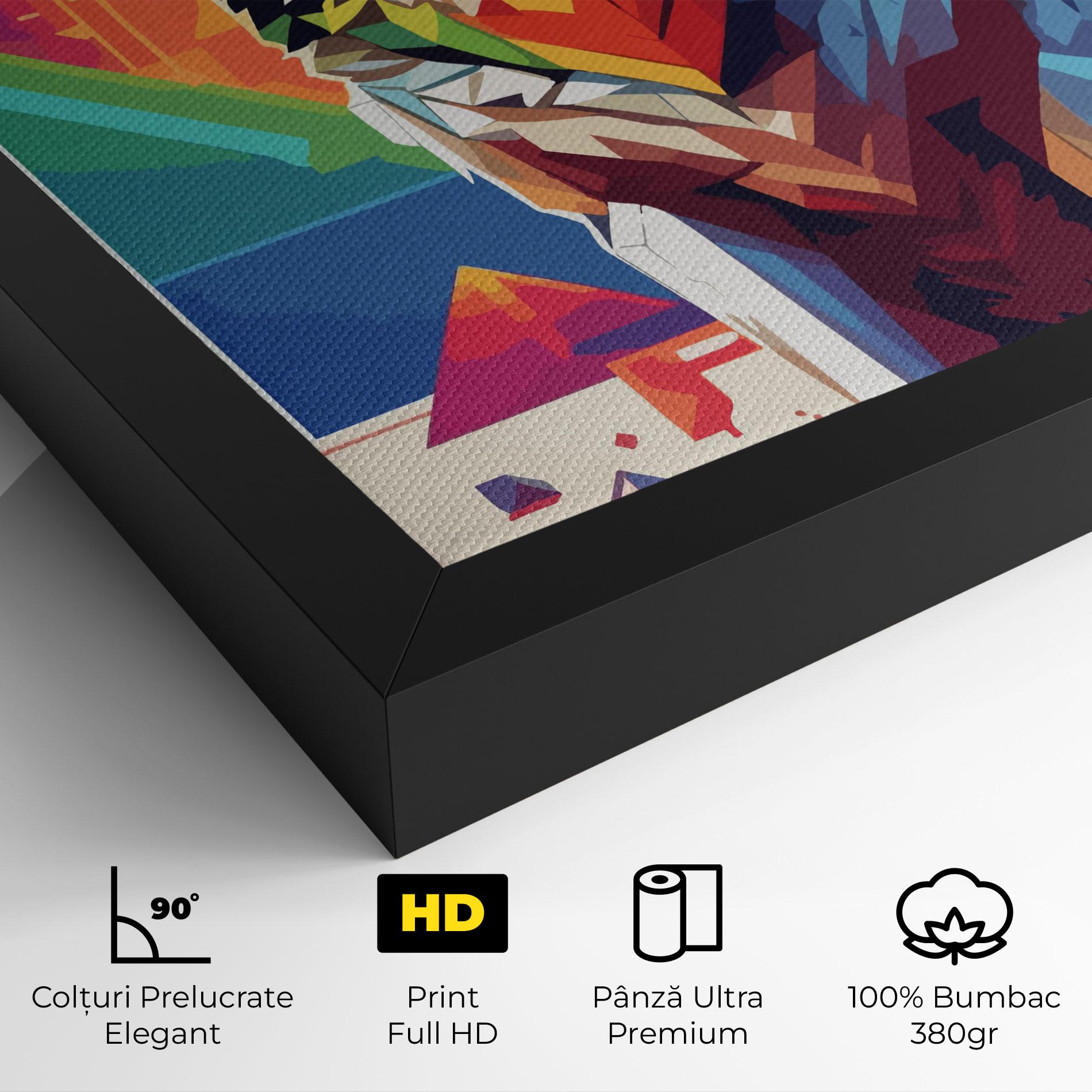 Tablou Canvas Wolf Character mockup 4