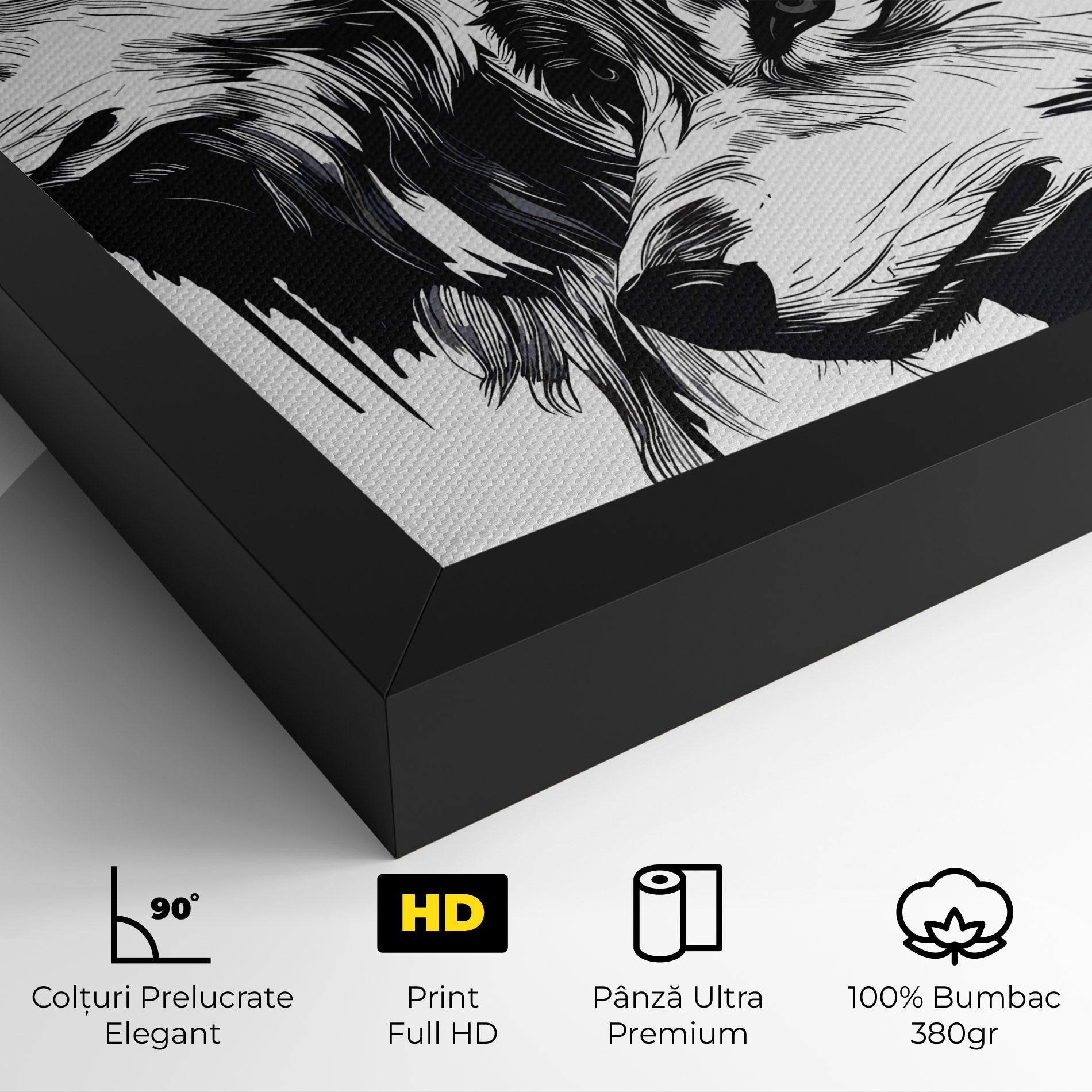 Tablou Canvas Wolf Friends mockup 4