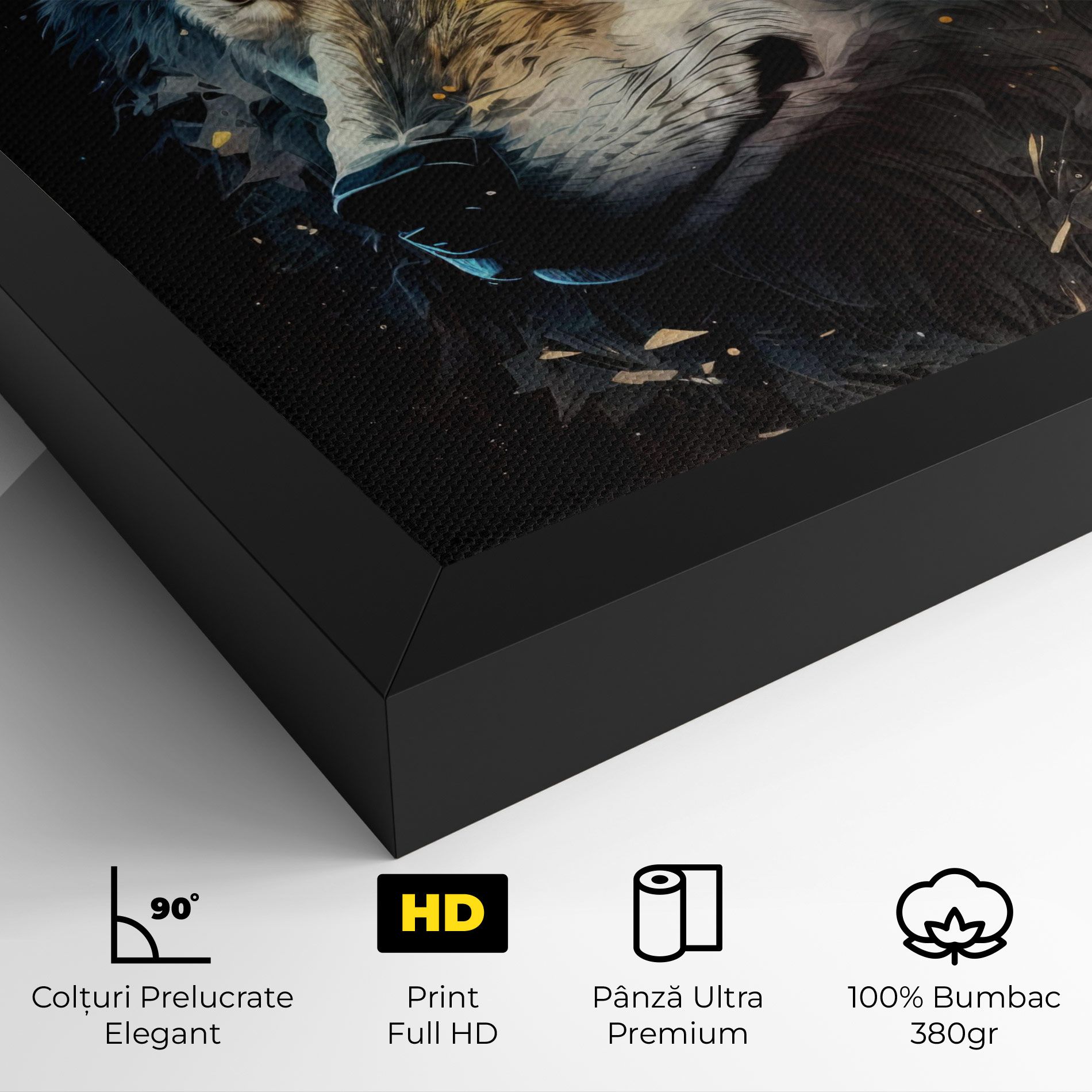 Wolf Portrait mockup 4