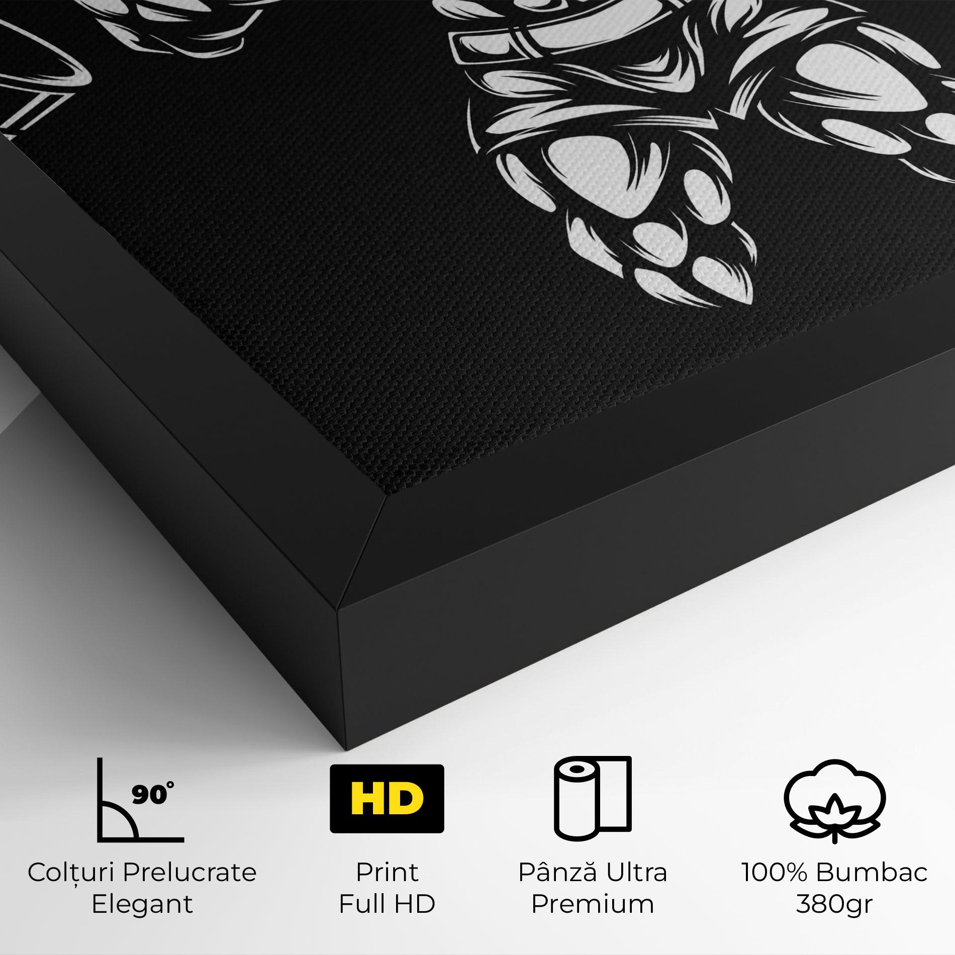 Tablou Canvas Work Out Wolf mockup 4