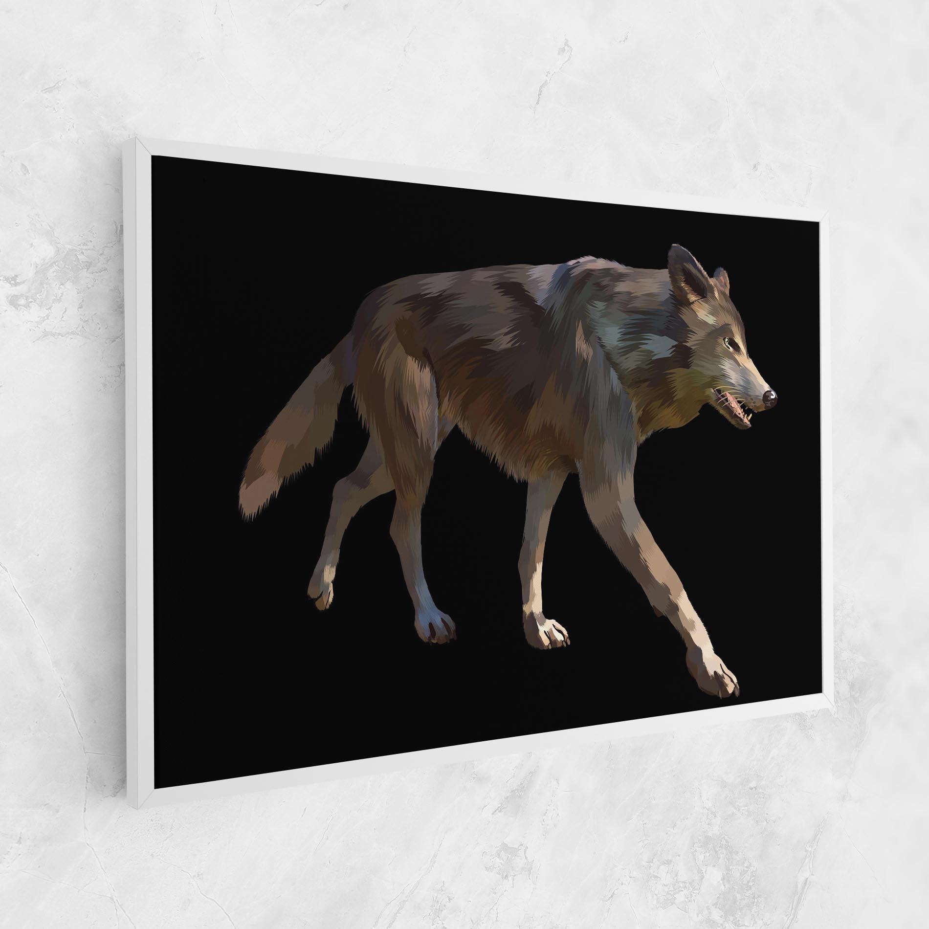 Tablou Canvas 3d Wolf mockup 1