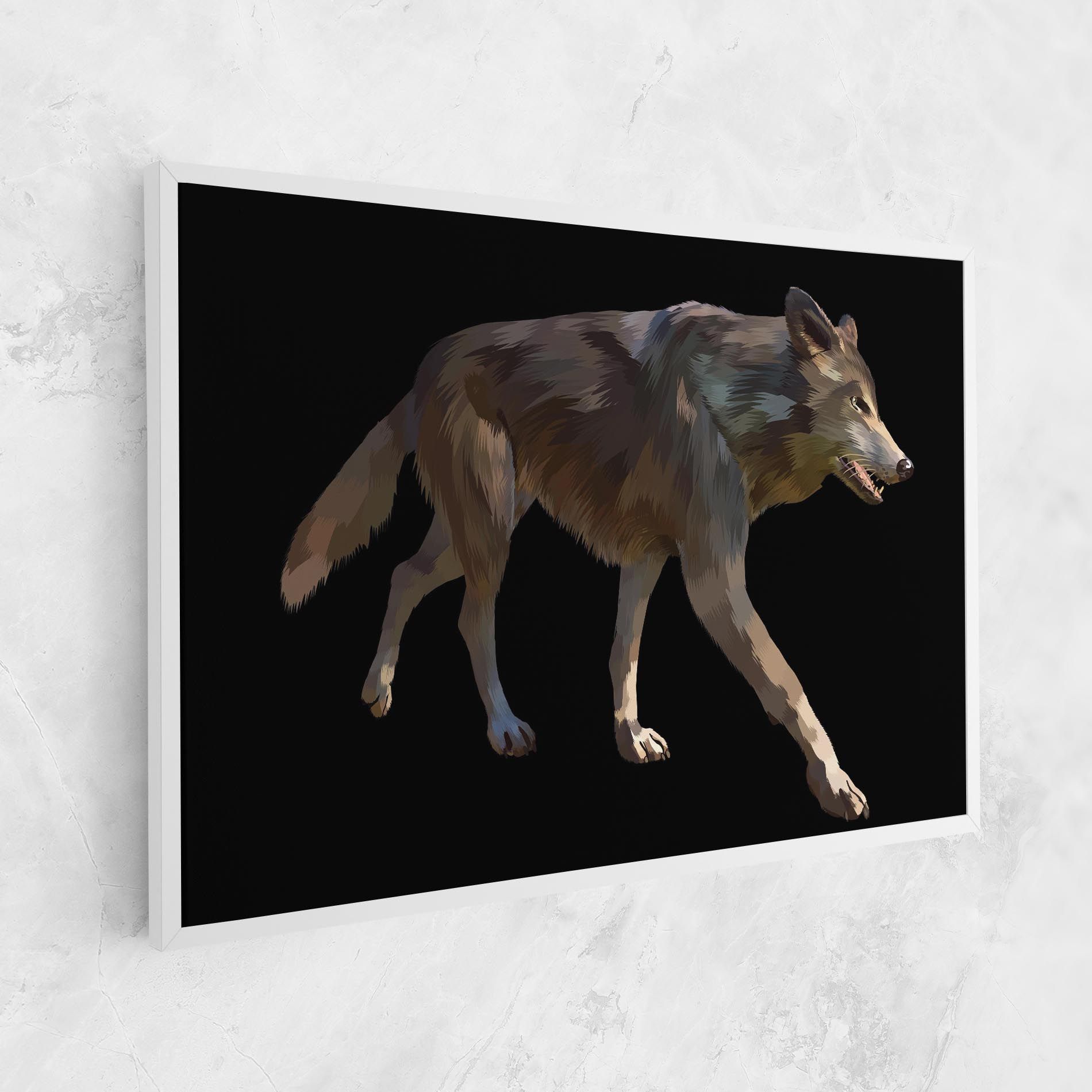 3d Wolf mockup 1