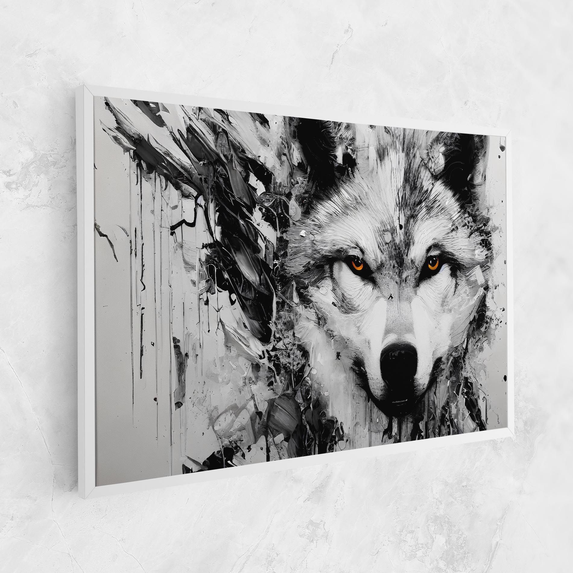 Grey Wolf Portrait mockup 1