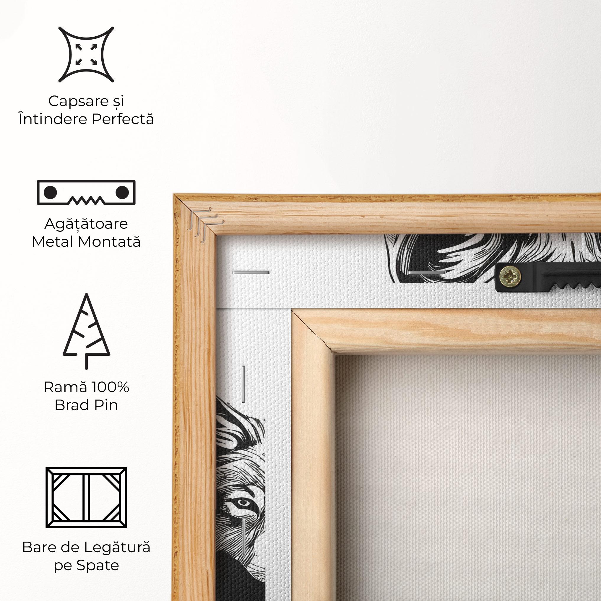 Tablou Canvas 3 Wolves mockup 5