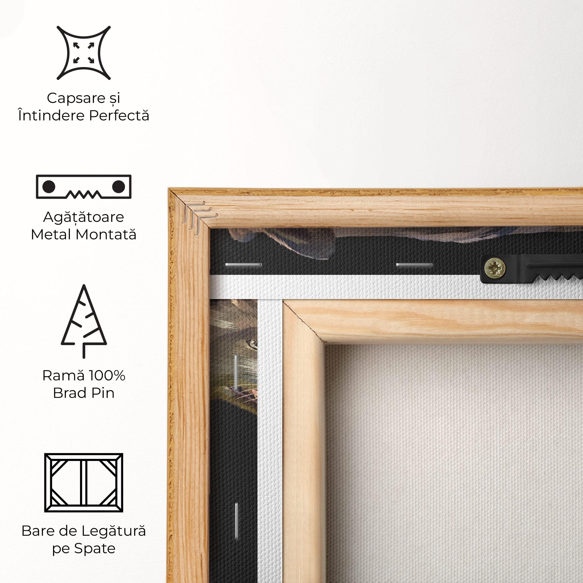 Tablou Canvas 3d Wolf mockup 5