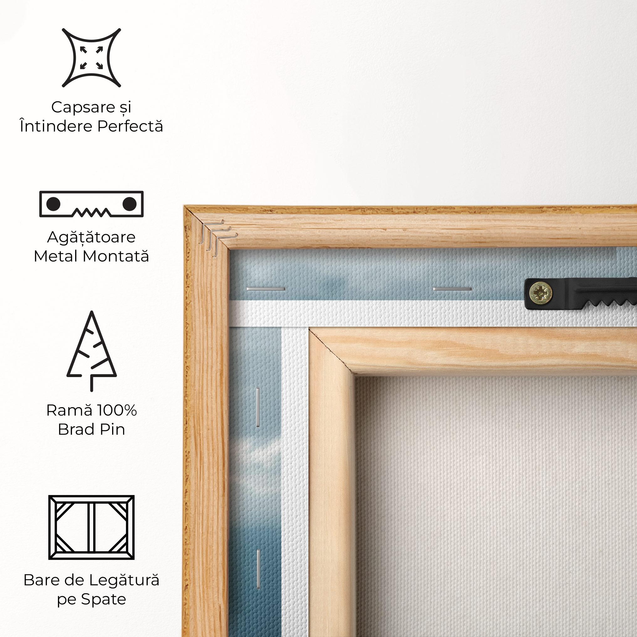 Tablou Canvas Grey Wolf Looking mockup 5