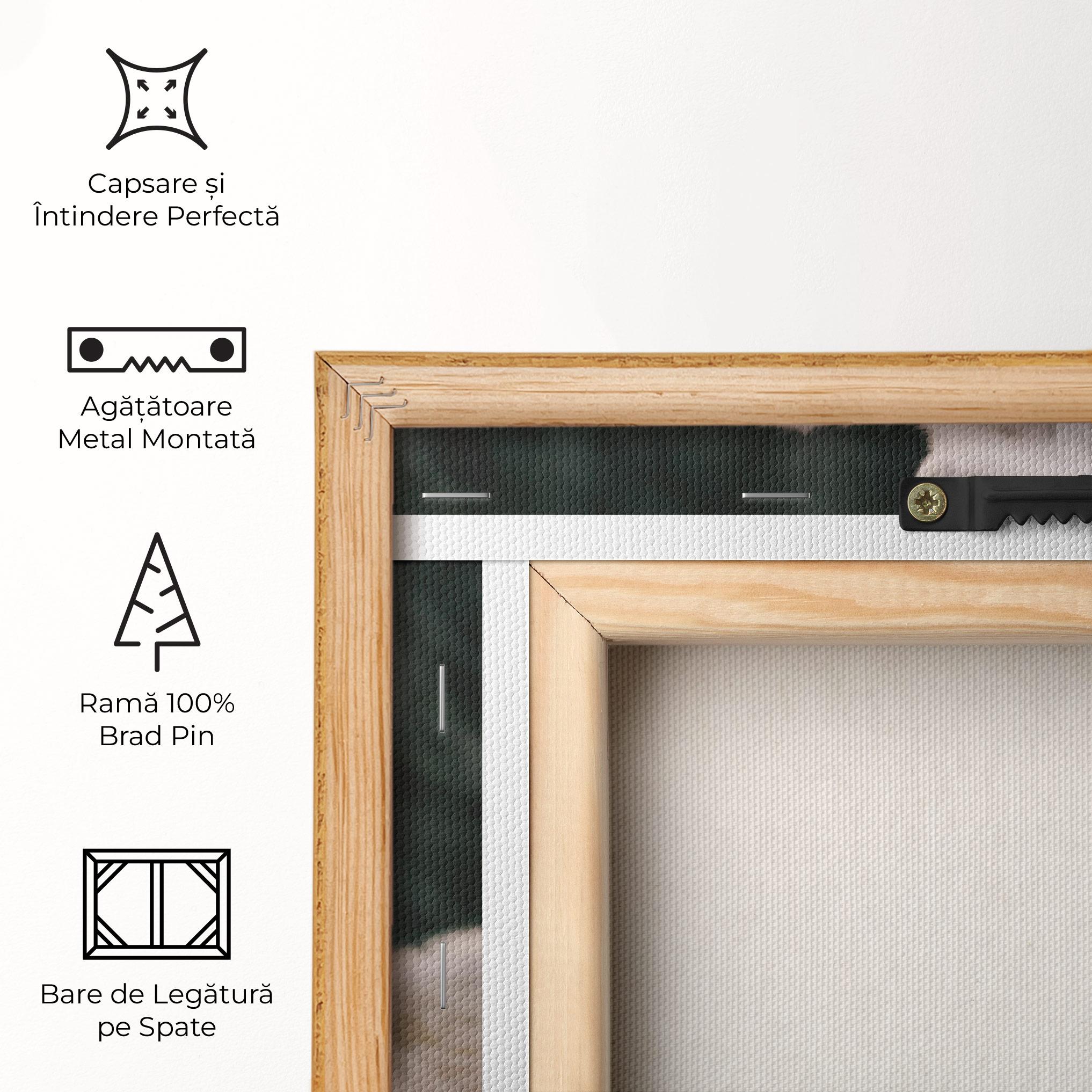 Tablou Canvas Laughing White Wolf mockup 5