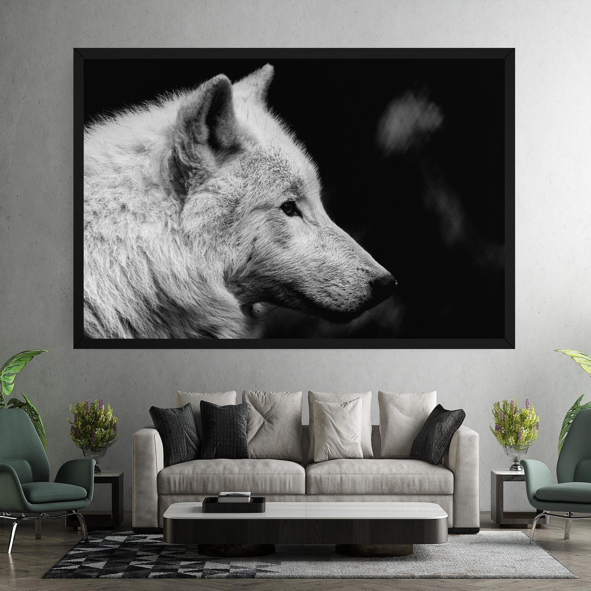 Tablou Canvas Grey Wolf mockup 7