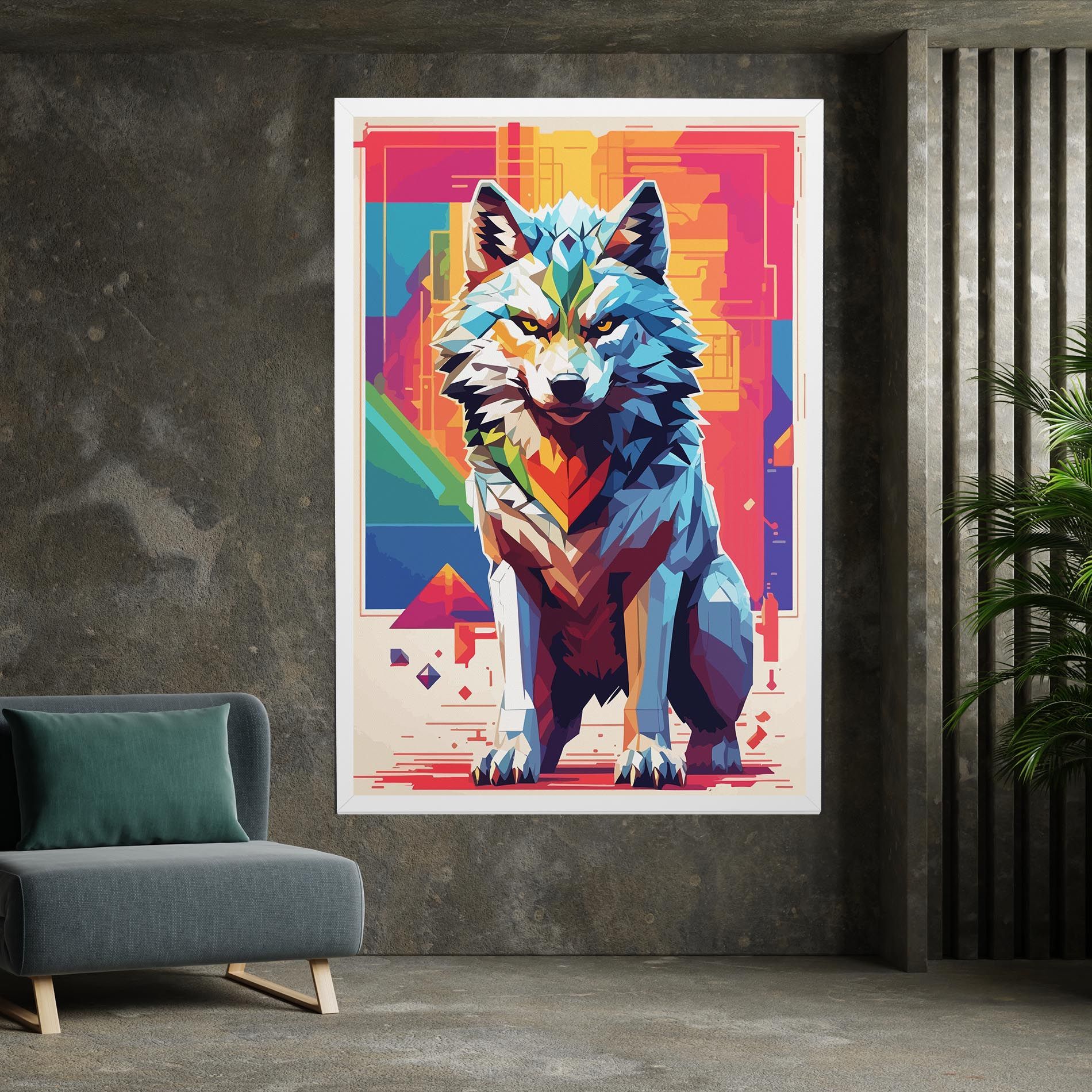 Wolf Character mockup 7
