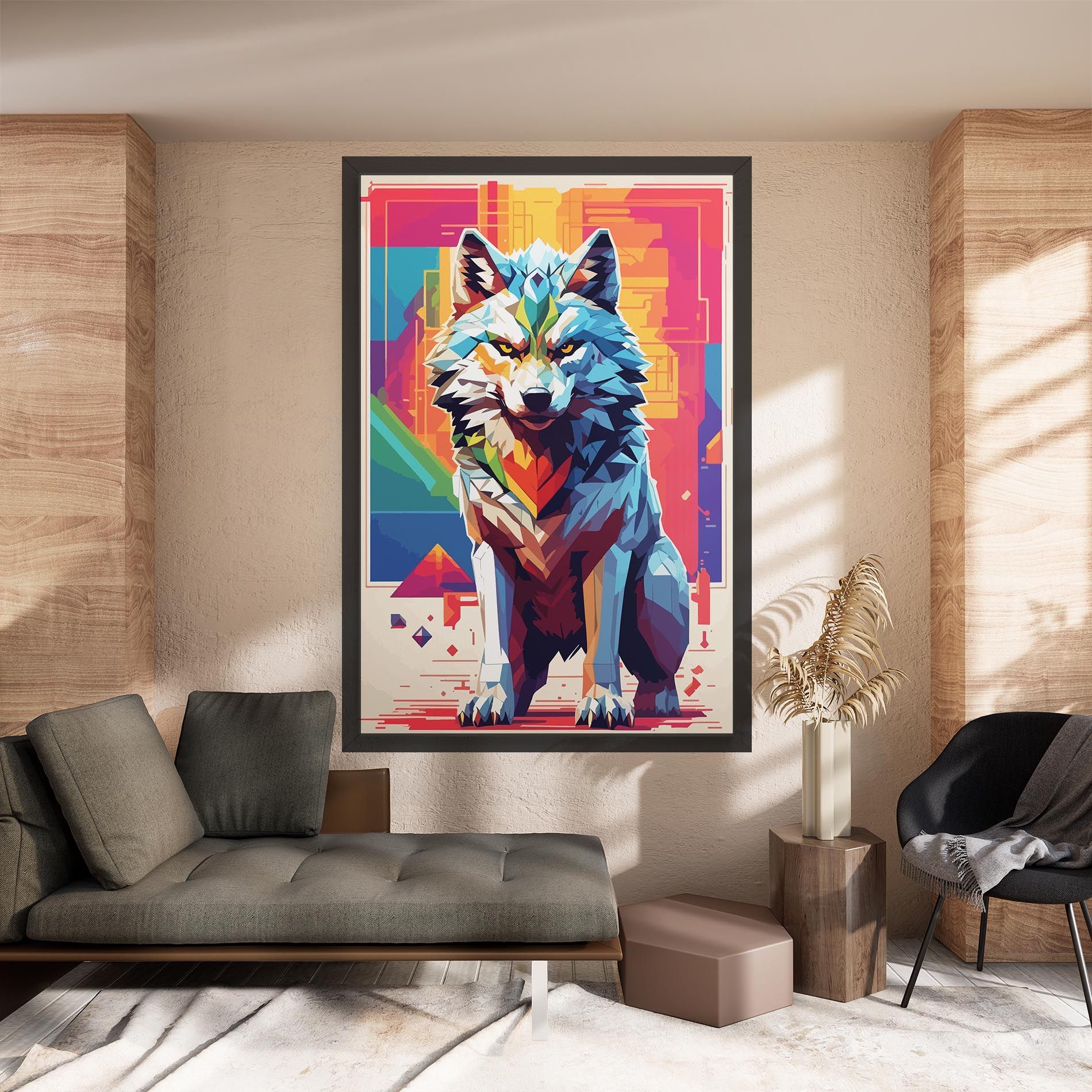 Wolf Character mockup 8